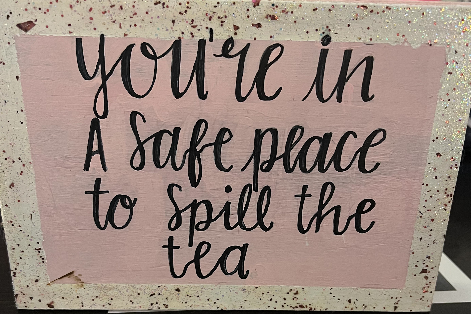 Hand Painted Wood Sign