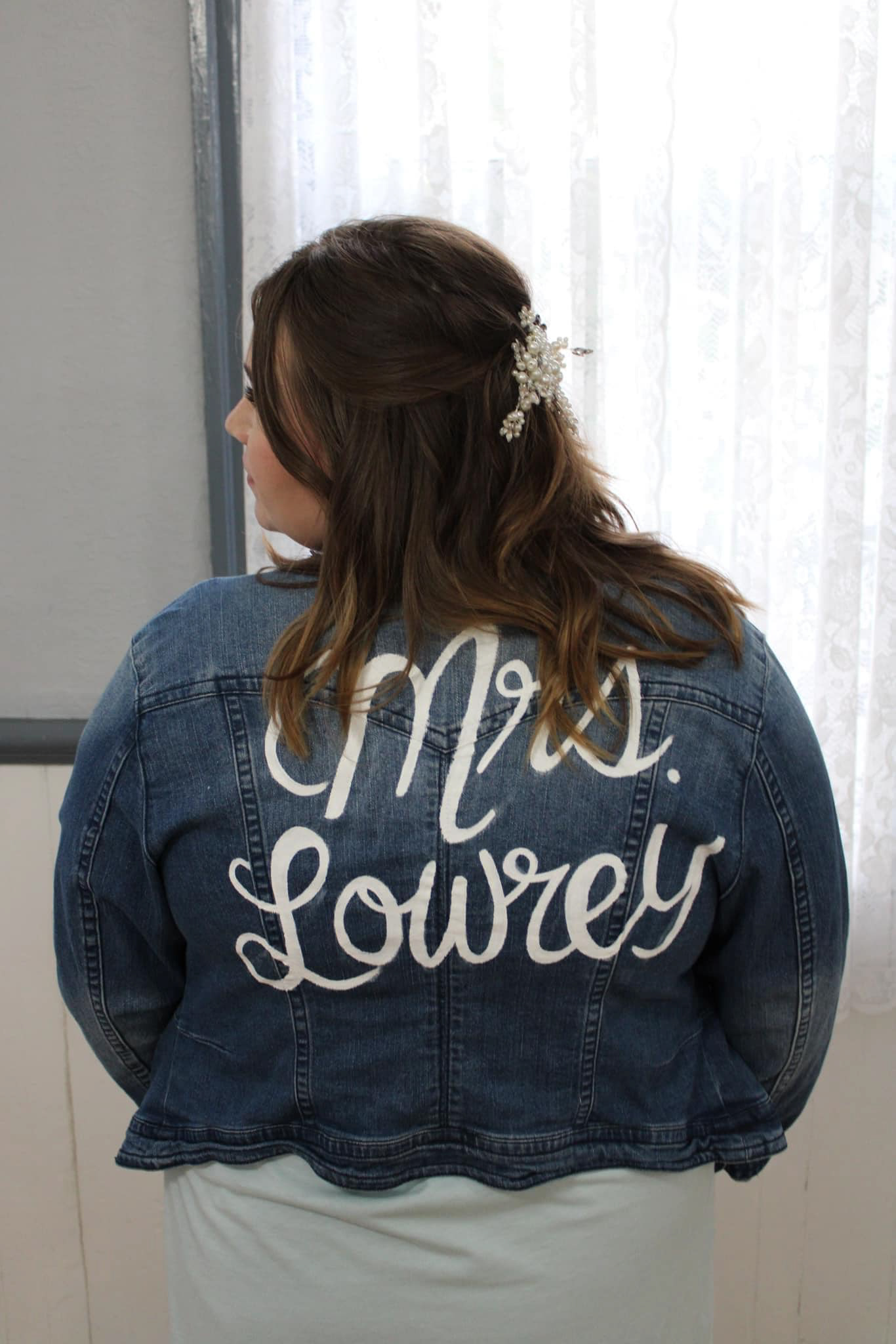 Custom Painted Jean Jacket