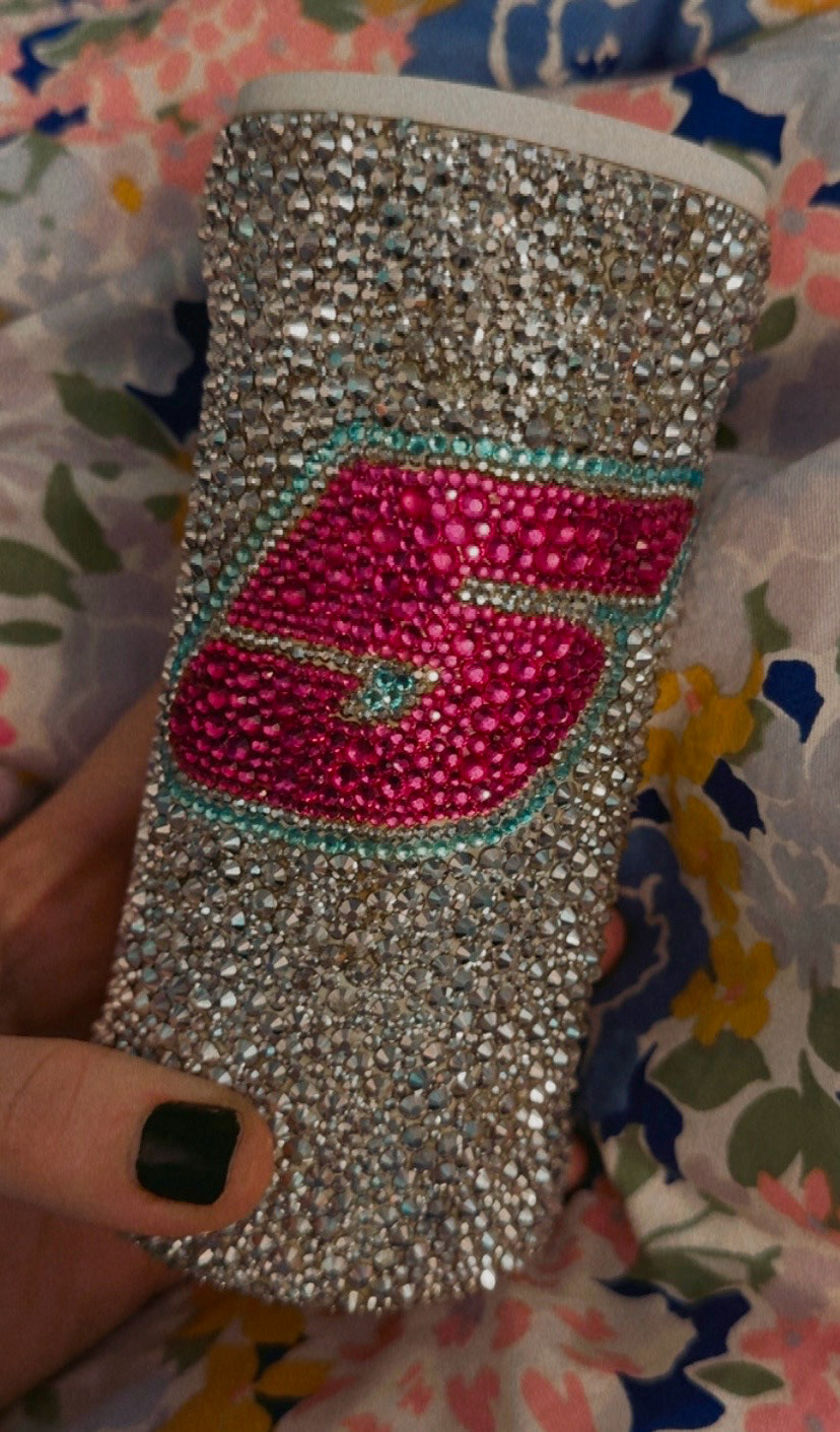Custom Rhinestone Can Cooler