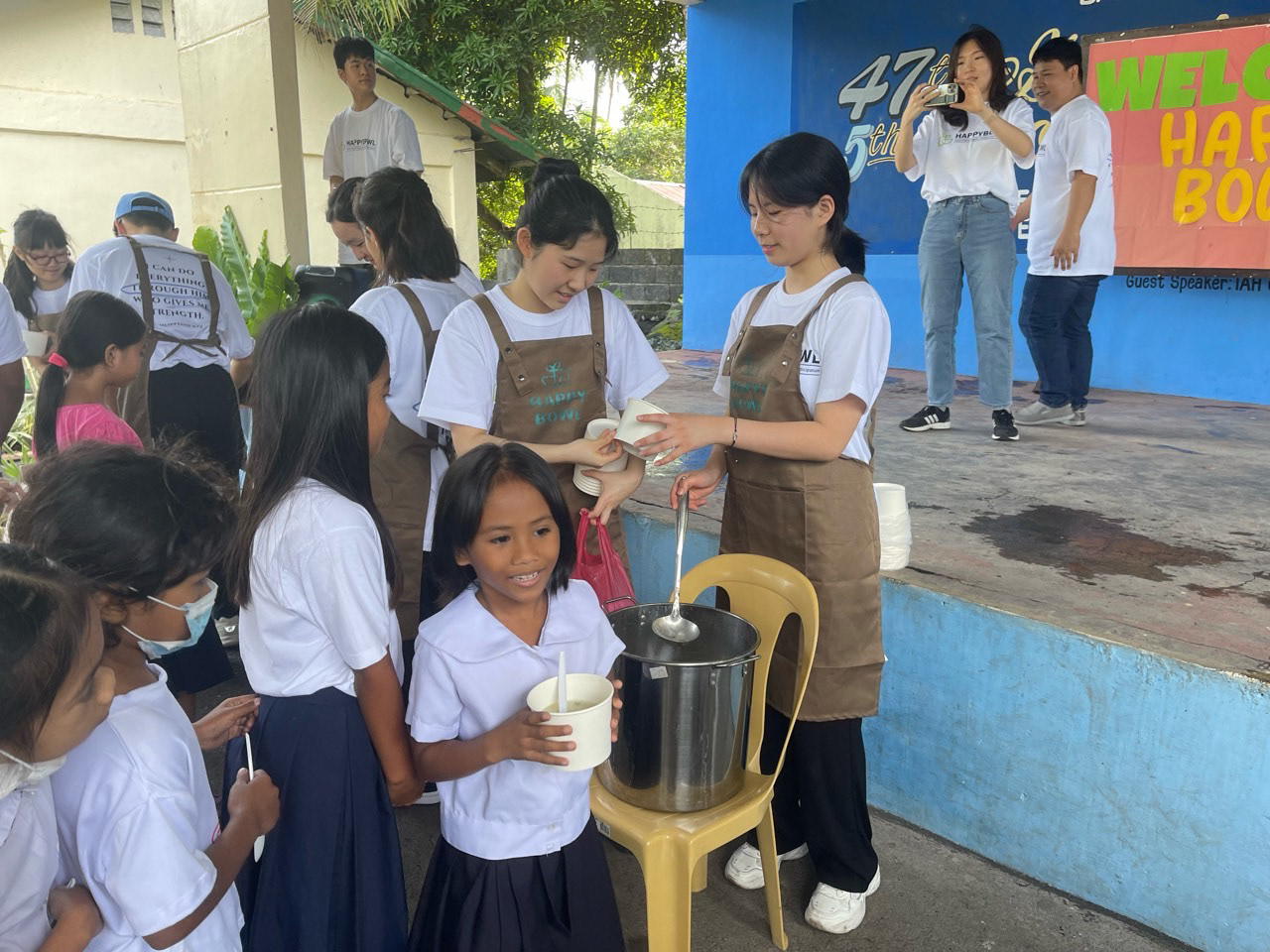 필리핀 초등학교 급식지원