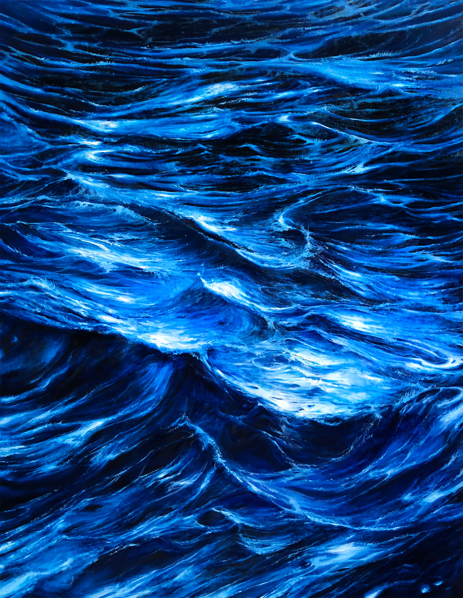 Beomgamsansoo W2 Oil on linen, 116.8 x 91 cm. (46 x 36 in.), 2023