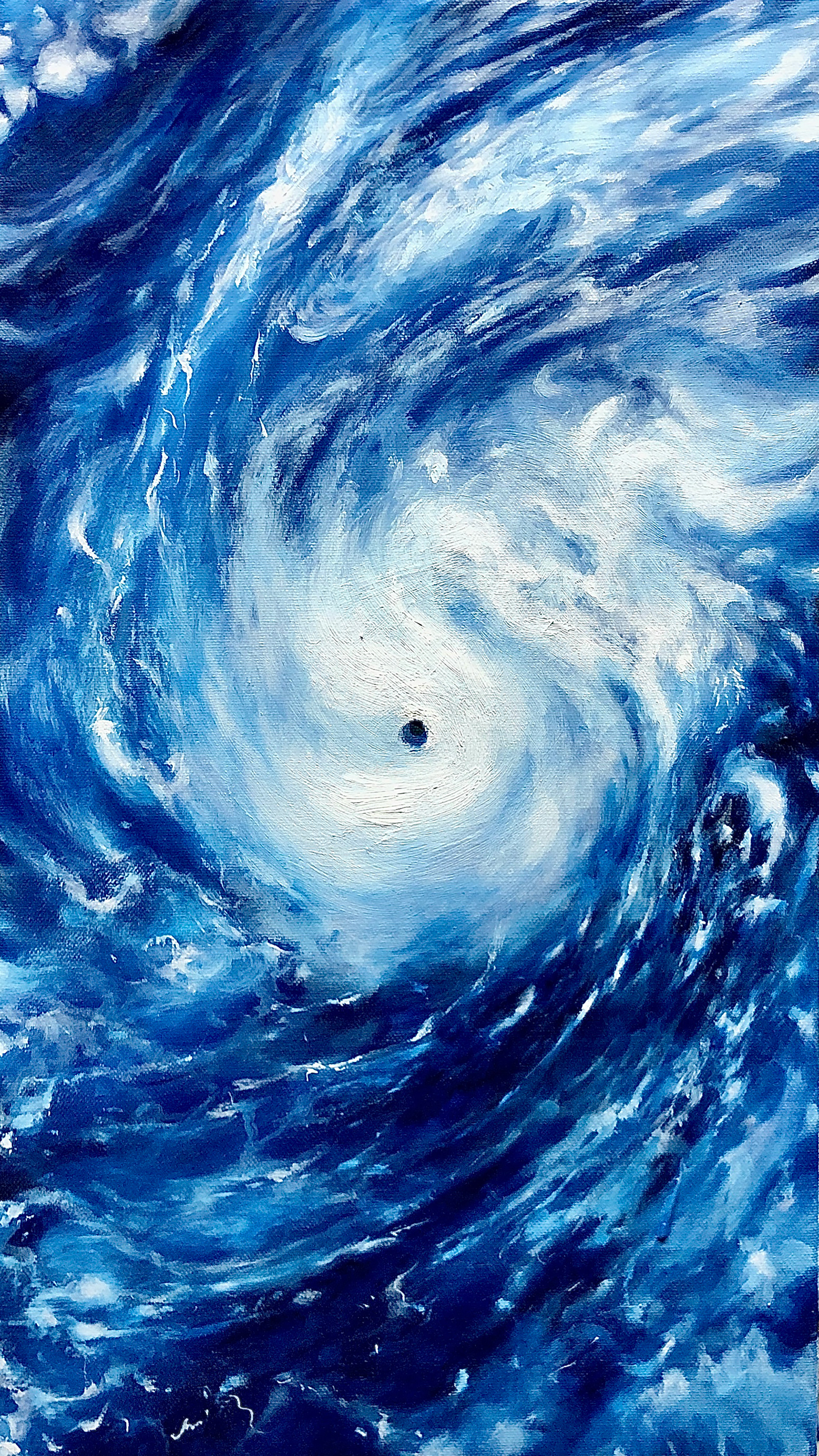 Beomgamsansoo W5 Oil on linen, 48 x 27 cm. (18.9 x 10.6 in.), 2023