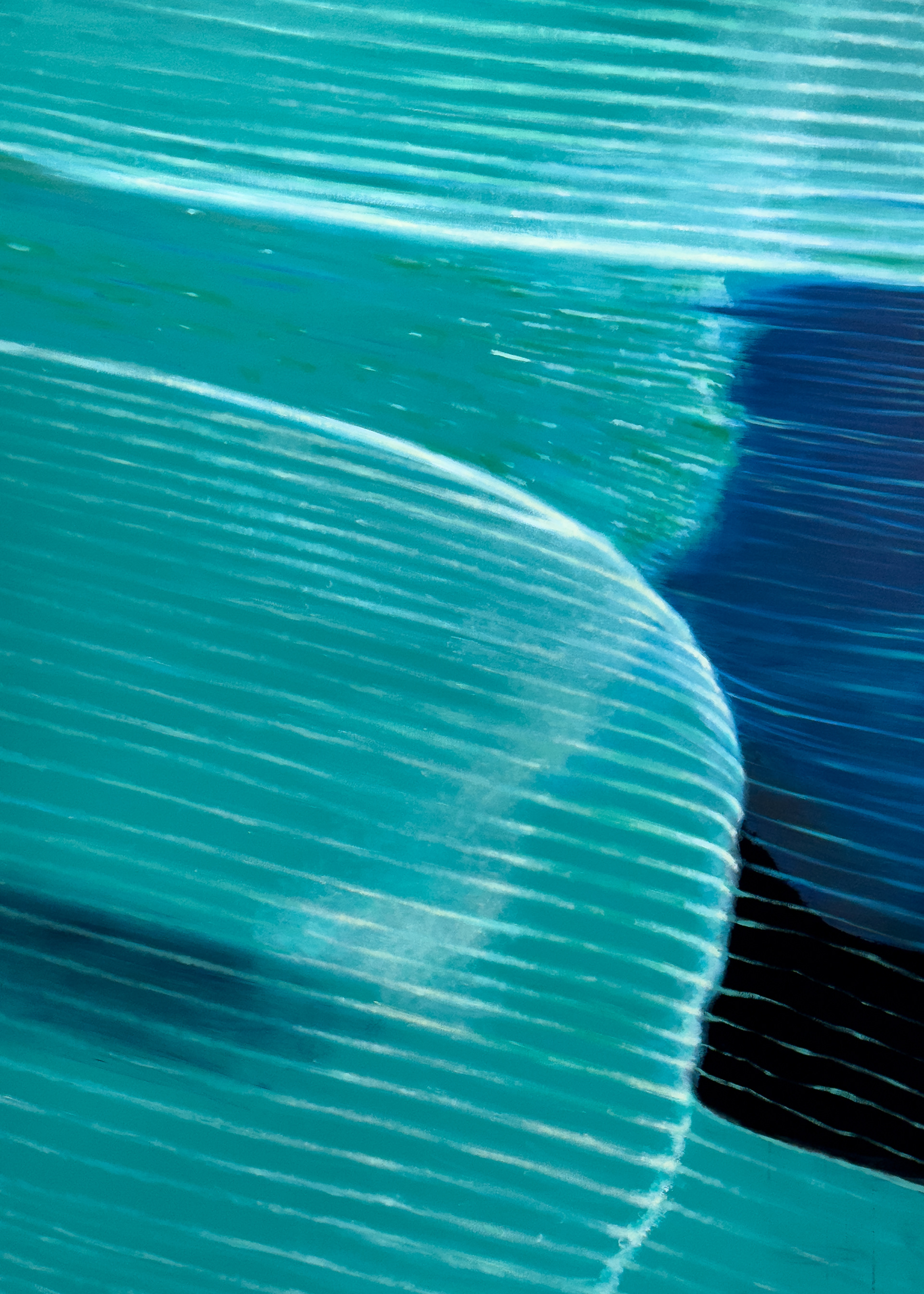 Ma 16-Ⅸ-25 Oil and water-based pigment on linen 178 × 127 cm (70 × 50 in.), 2025.