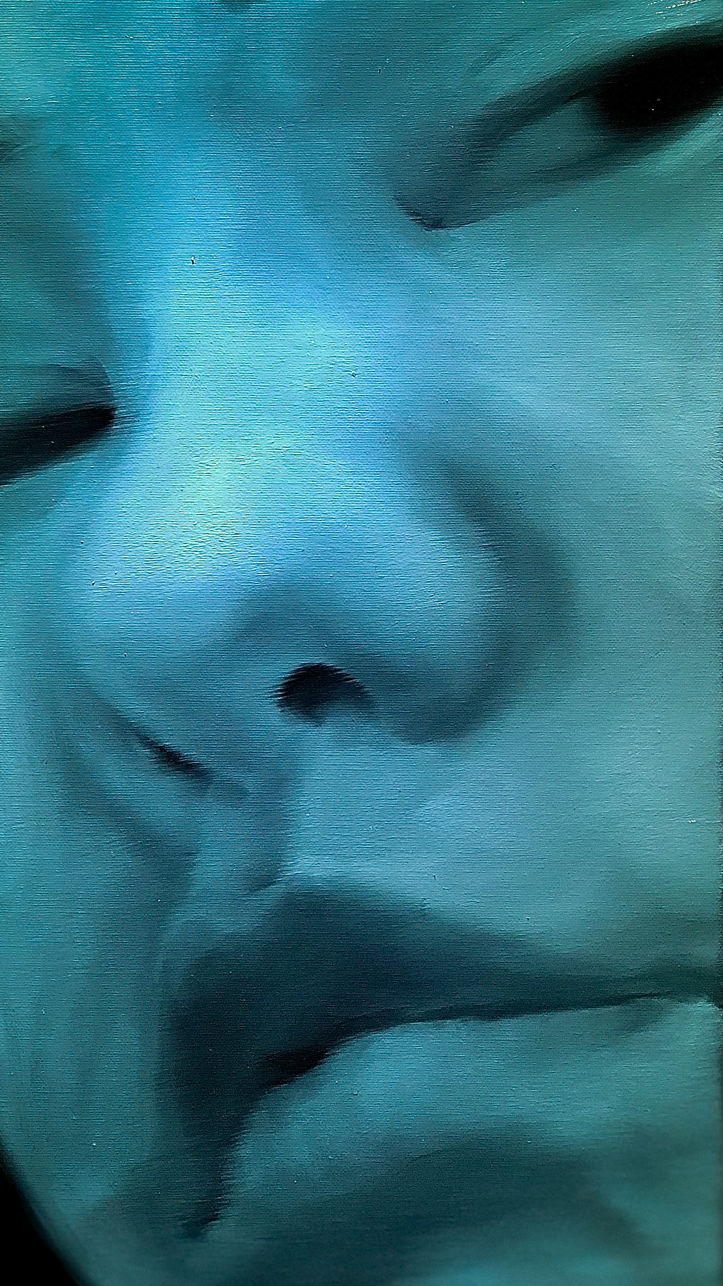 Wife 2023. Oil on linen, 48 x 27 cm. 18.89 x 10.62 inches. Korea.