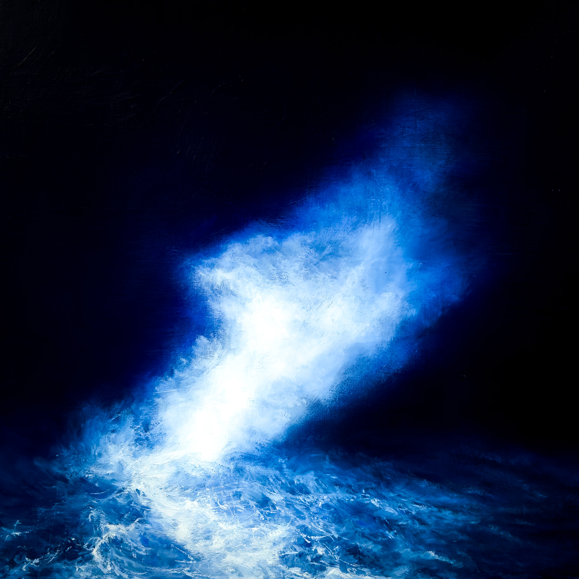 Beomgamsansoo W10 Oil on linen, 50 x 50 cm. (19.7 x 19.7 in.), 2023