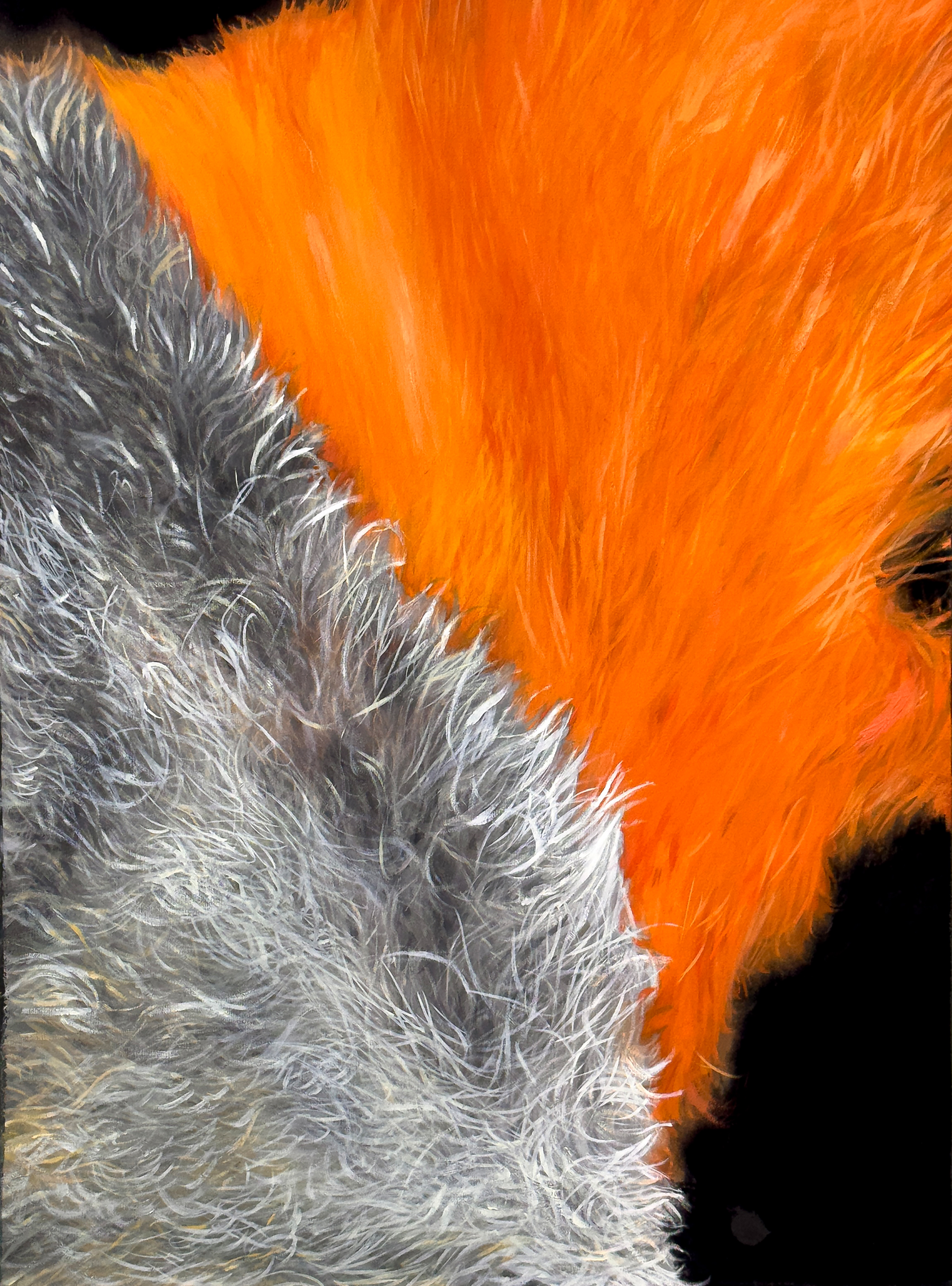 Ma 26-VII-25  Oil and water-based pigment on linen  44 × 33 cm (17.3 × 13 in), 2025.