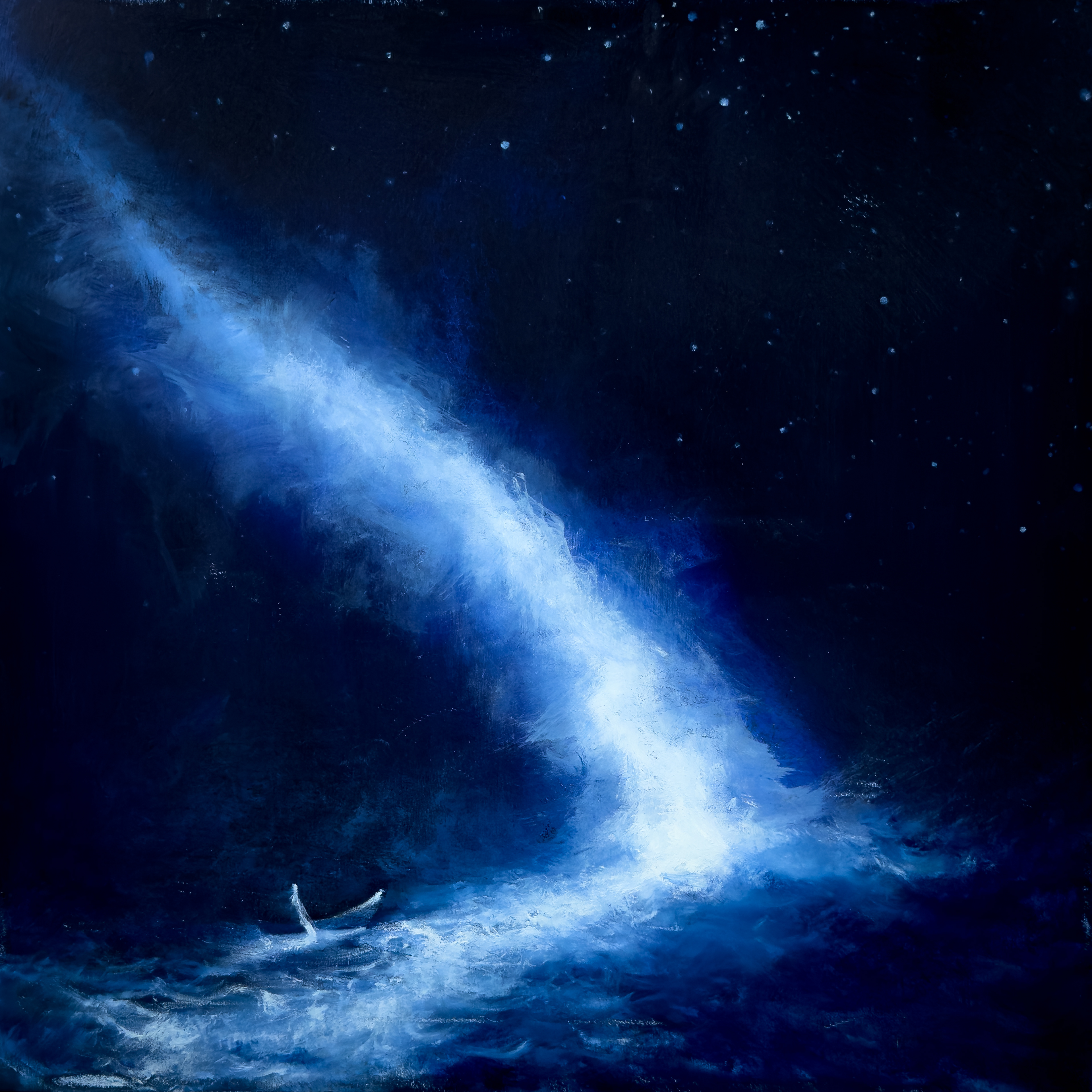 Beomgamsansoo W11 Oil on linen, 50 x 50 cm. (19.7 x 19.7 in.), 2023