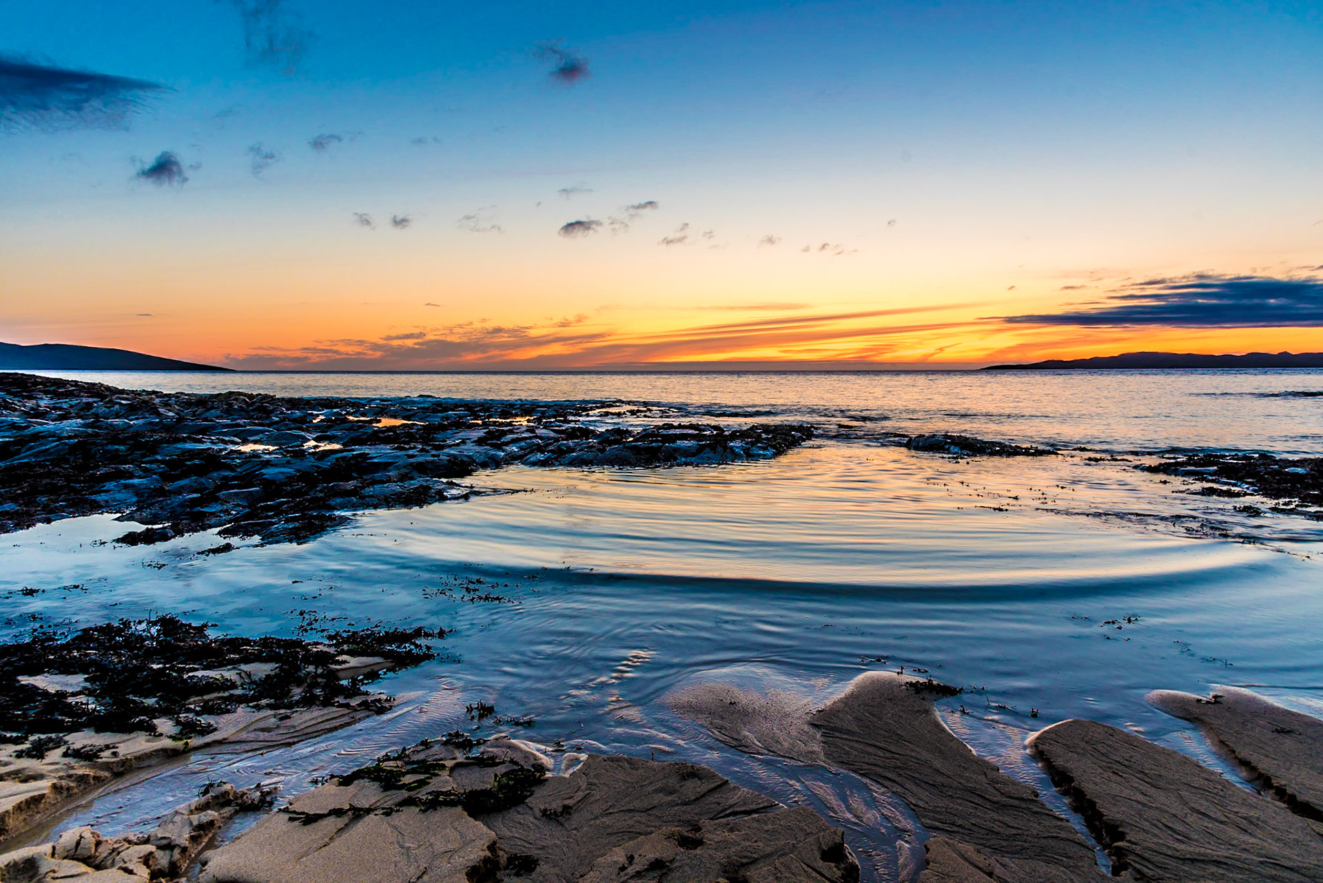 Sunset over West Taransay