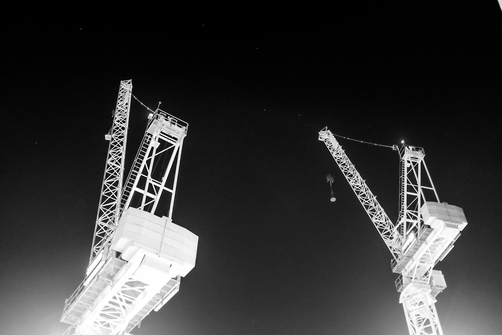 Cranes over Oxford Street