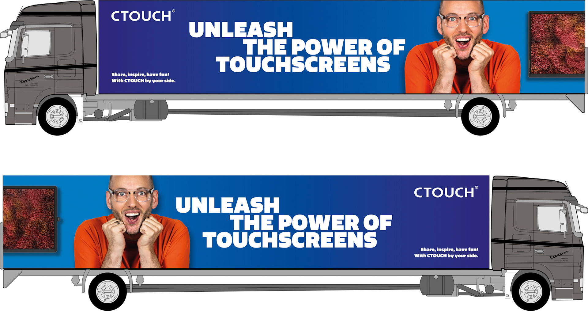COTUCH trailer bestickering