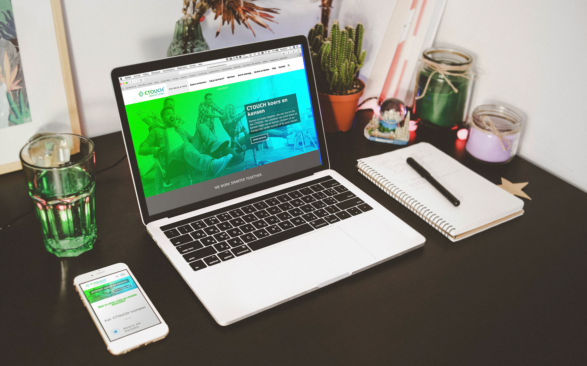 website homepage