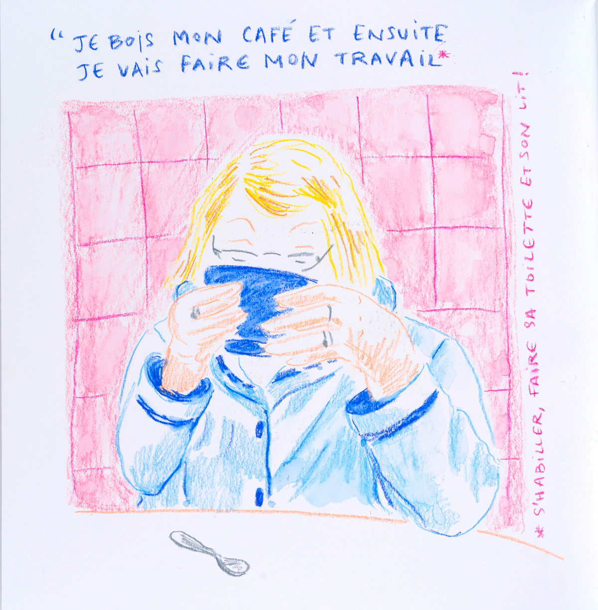 Mamie au petit déj