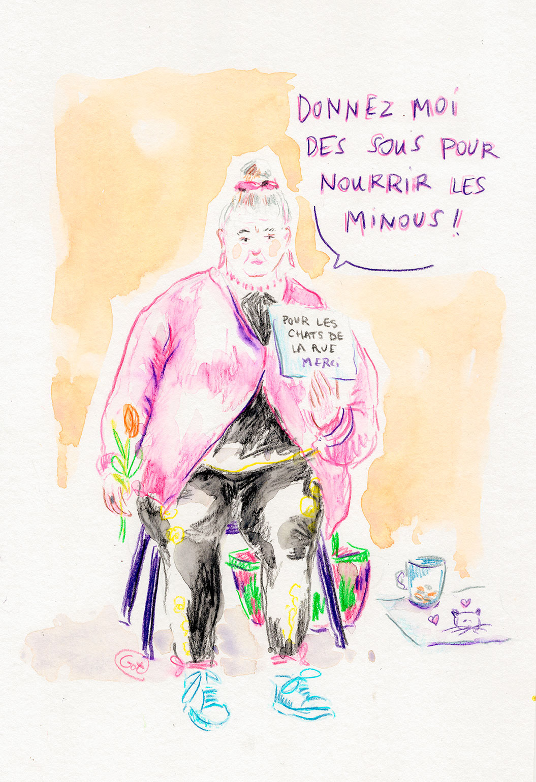 Solange et ses minous