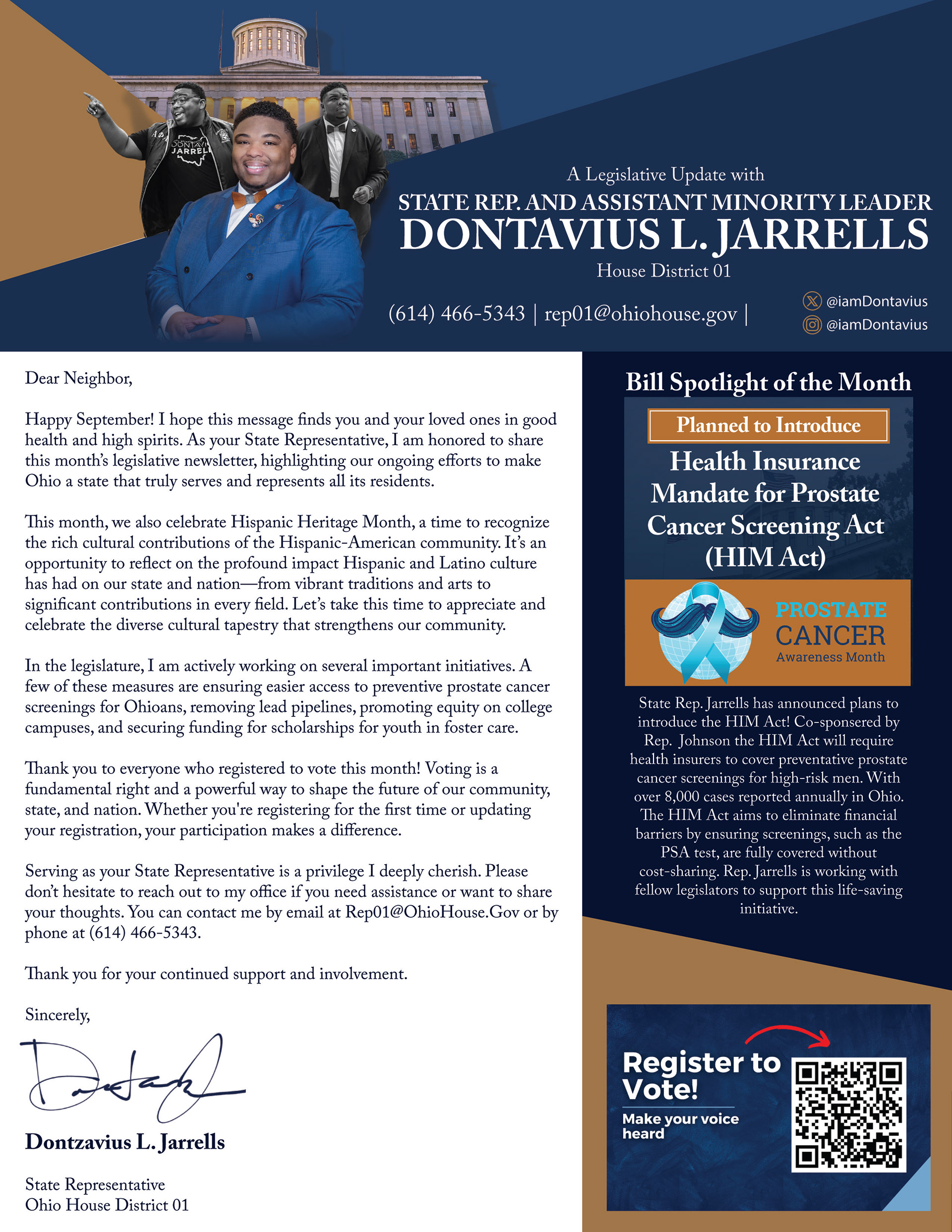 Septermber Newsletter - Page 1