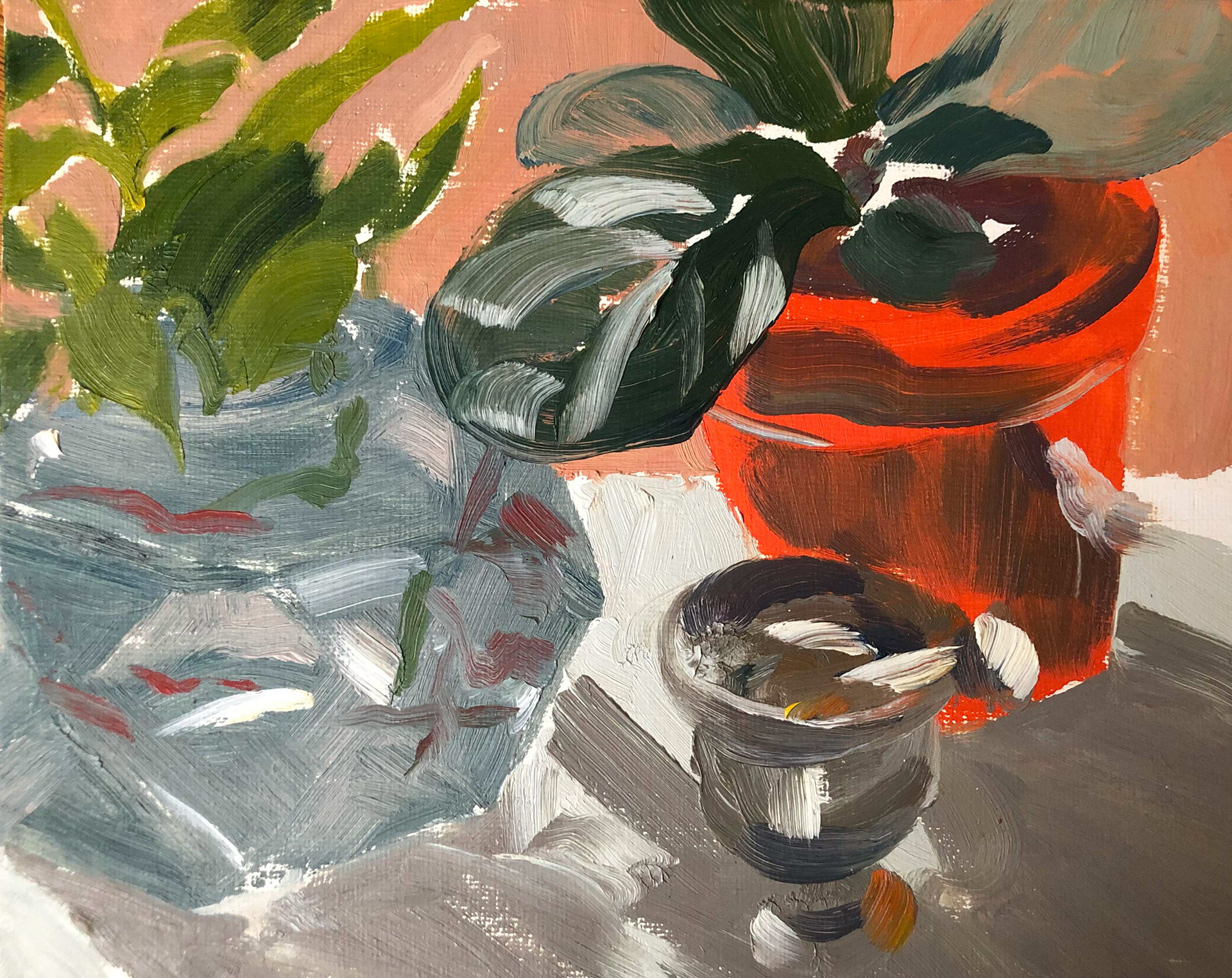 Asal Andarzipour, "Study", oil on canvas, 8x10 inches, 2020