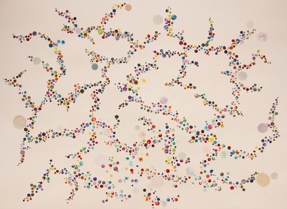 Asal Andarzipour, ink on paper, 2011