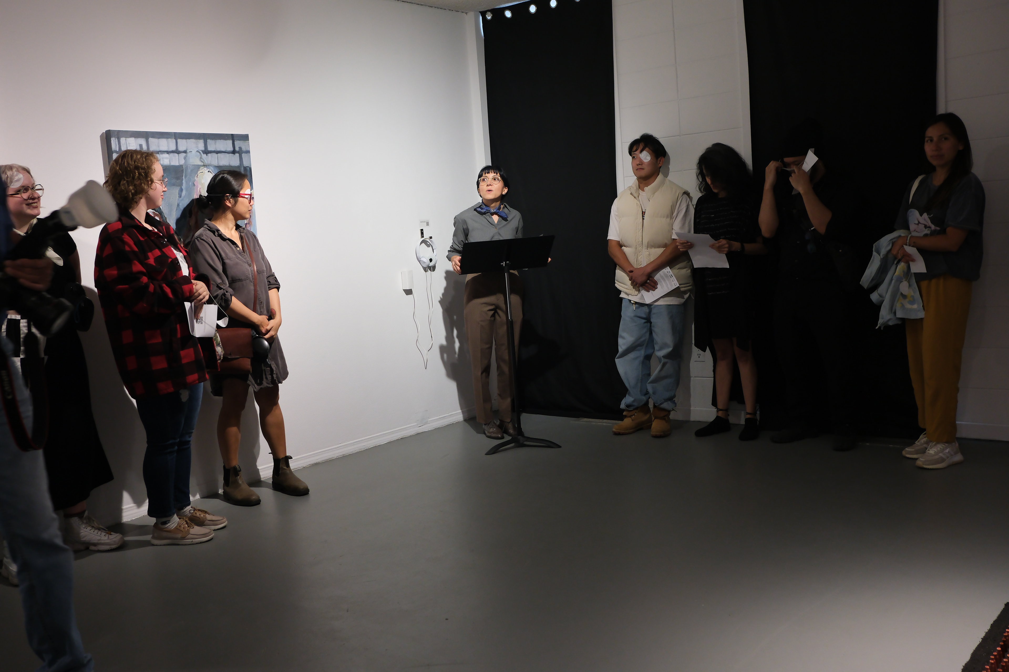 Curator's Talk at the Opening Reception of What if I Knew? | Guest Curation | 2023 | Harcourt House Artist Run Centre | Edmonton, AB