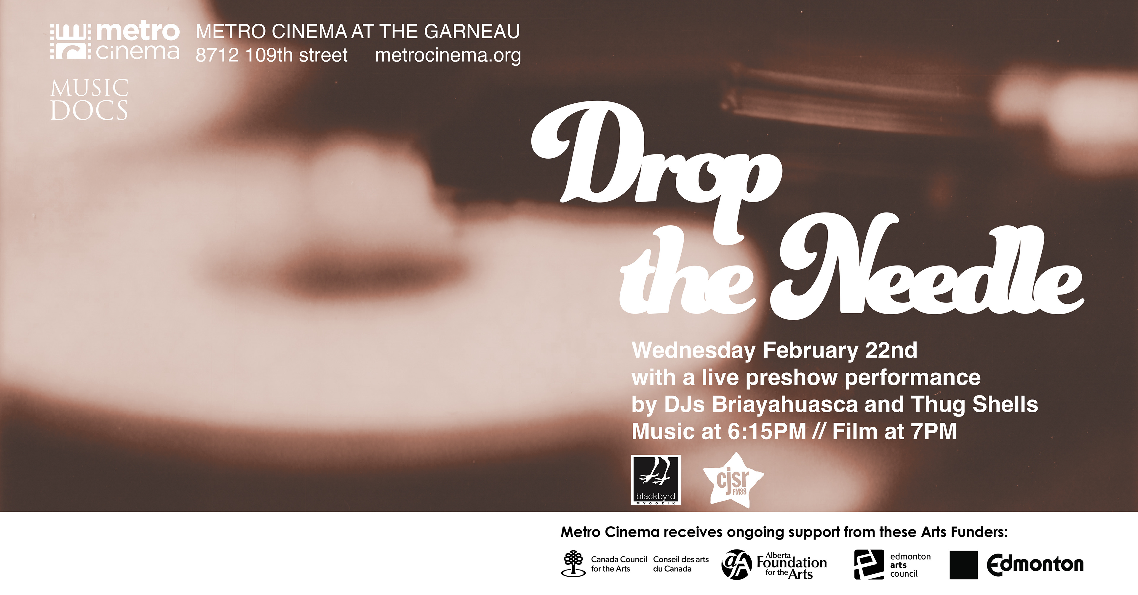 Facebook header for screening at Metro Cinema, 2023