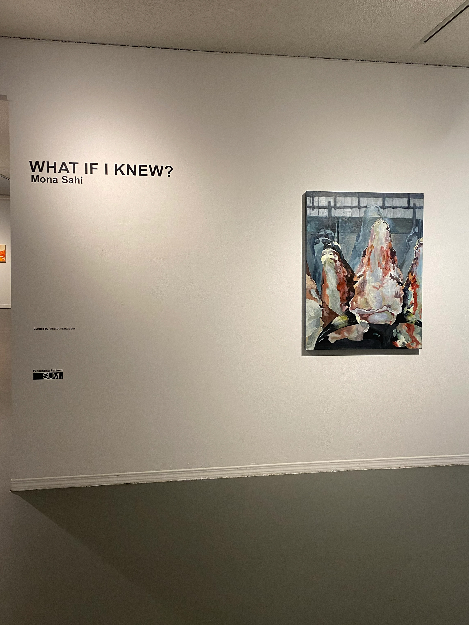 Installation fragment of What if I Knew? | Guest Curation | 2023 | Harcourt House Artist Run Centre | Edmonton, AB