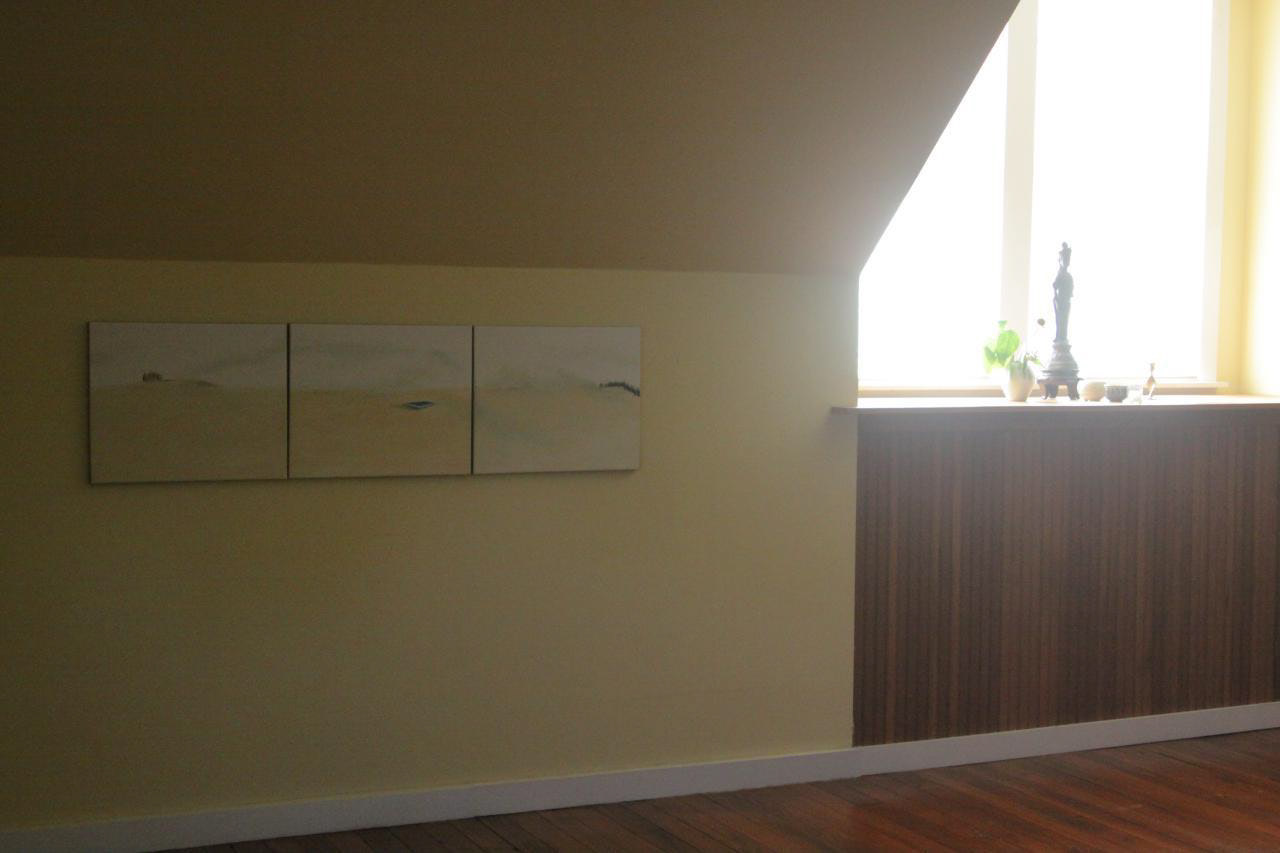 Installation fragment of Finding Home Everywhere, 2018, Zen Center of Syracuse, New York