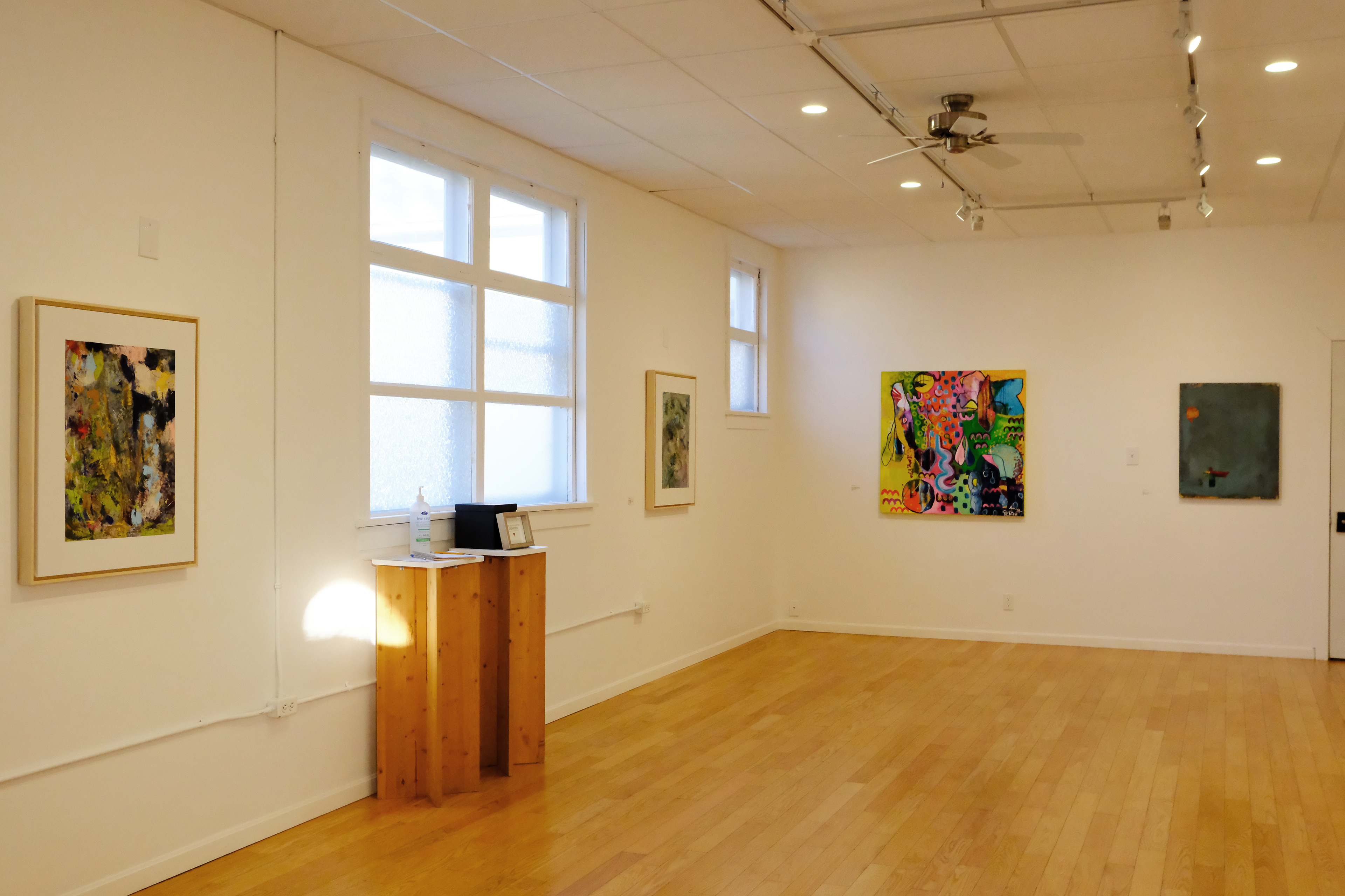 Installation fragment of Silent and Present | Guest Curation | 2023 | Bleeding Hear Art Space | Edmonton, AB