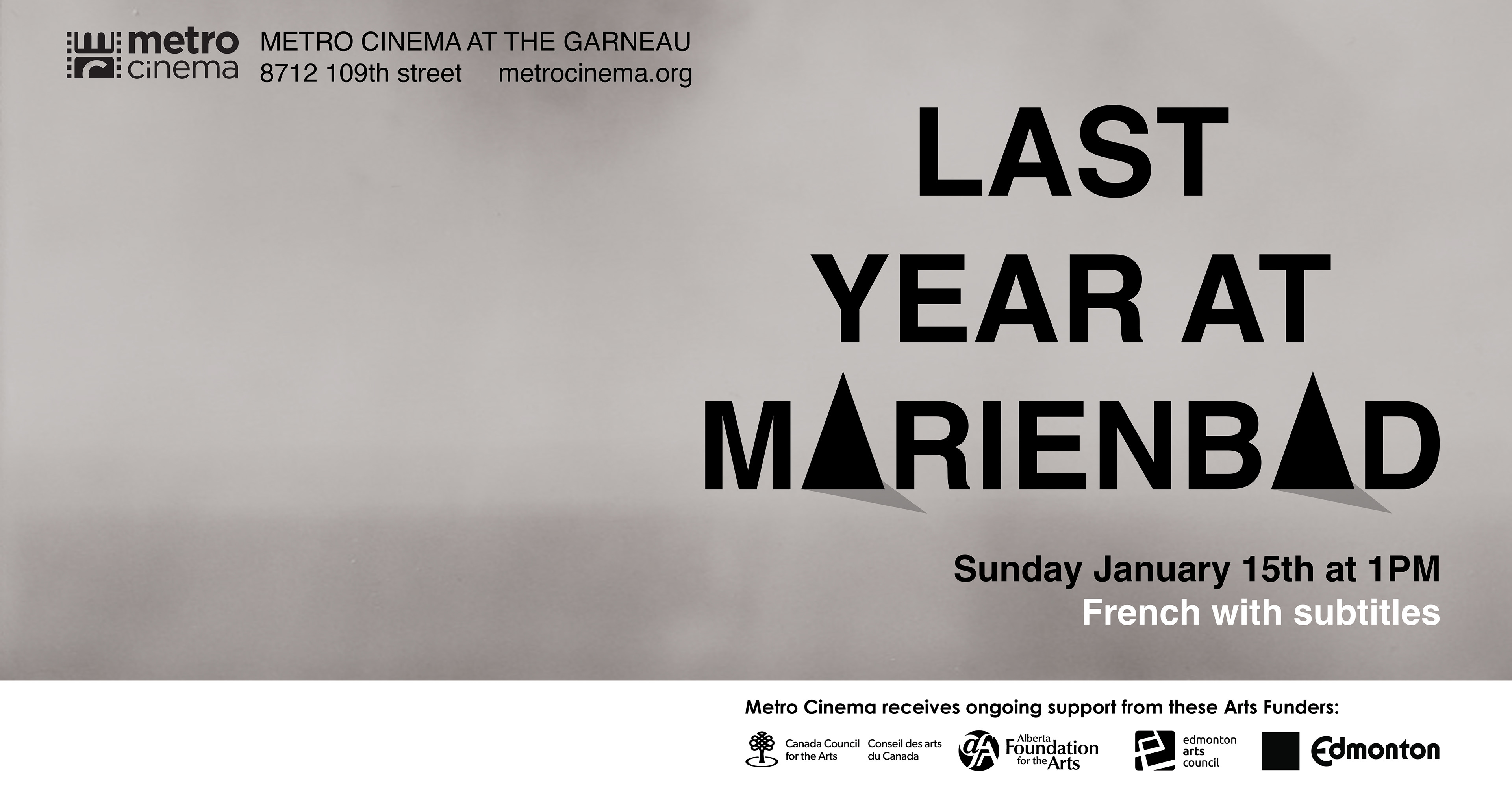 Facebook header for screening at Metro Cinema, 2023