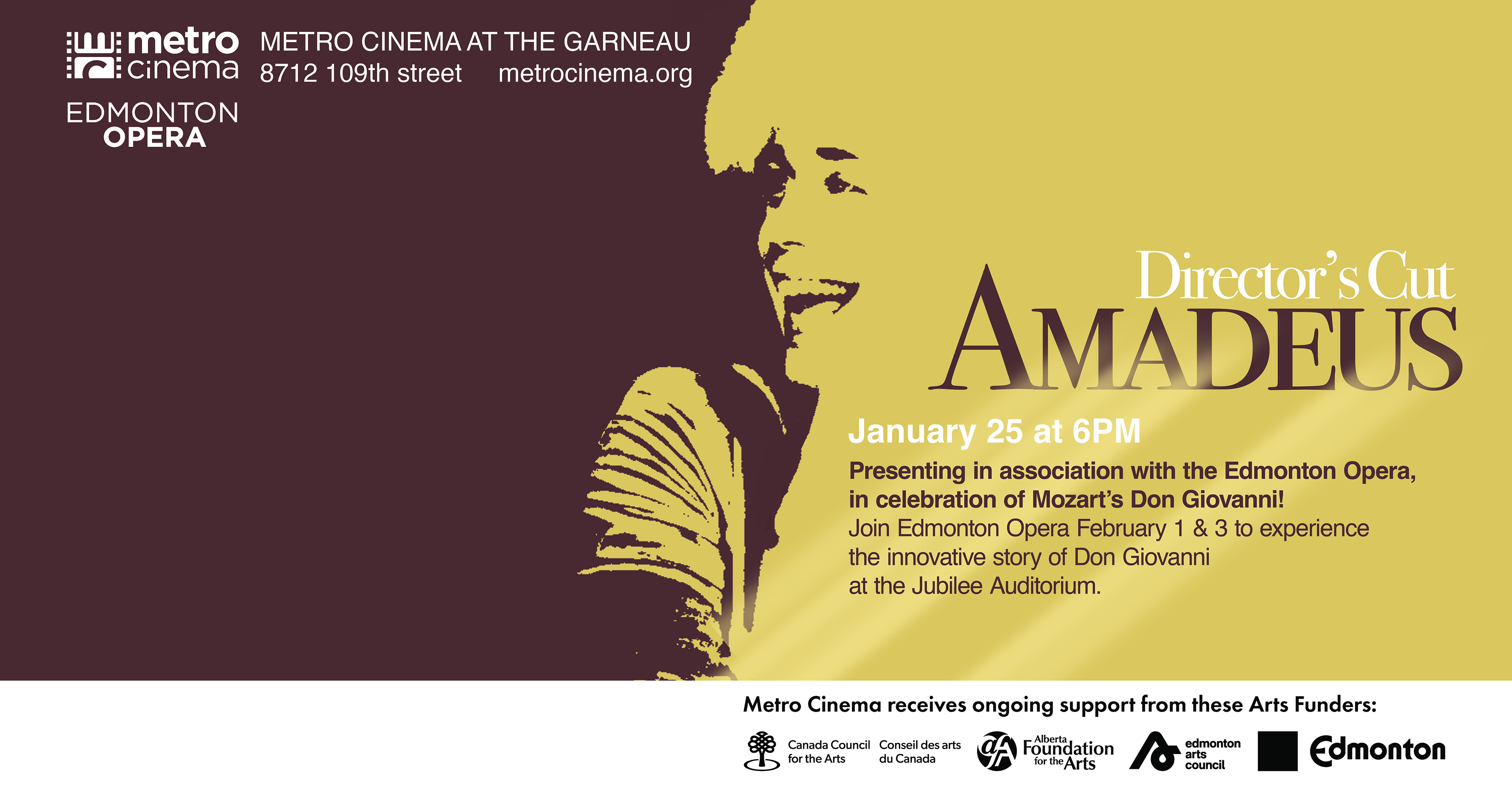 Facebook Header for screening at the Metro Cinema, 2023