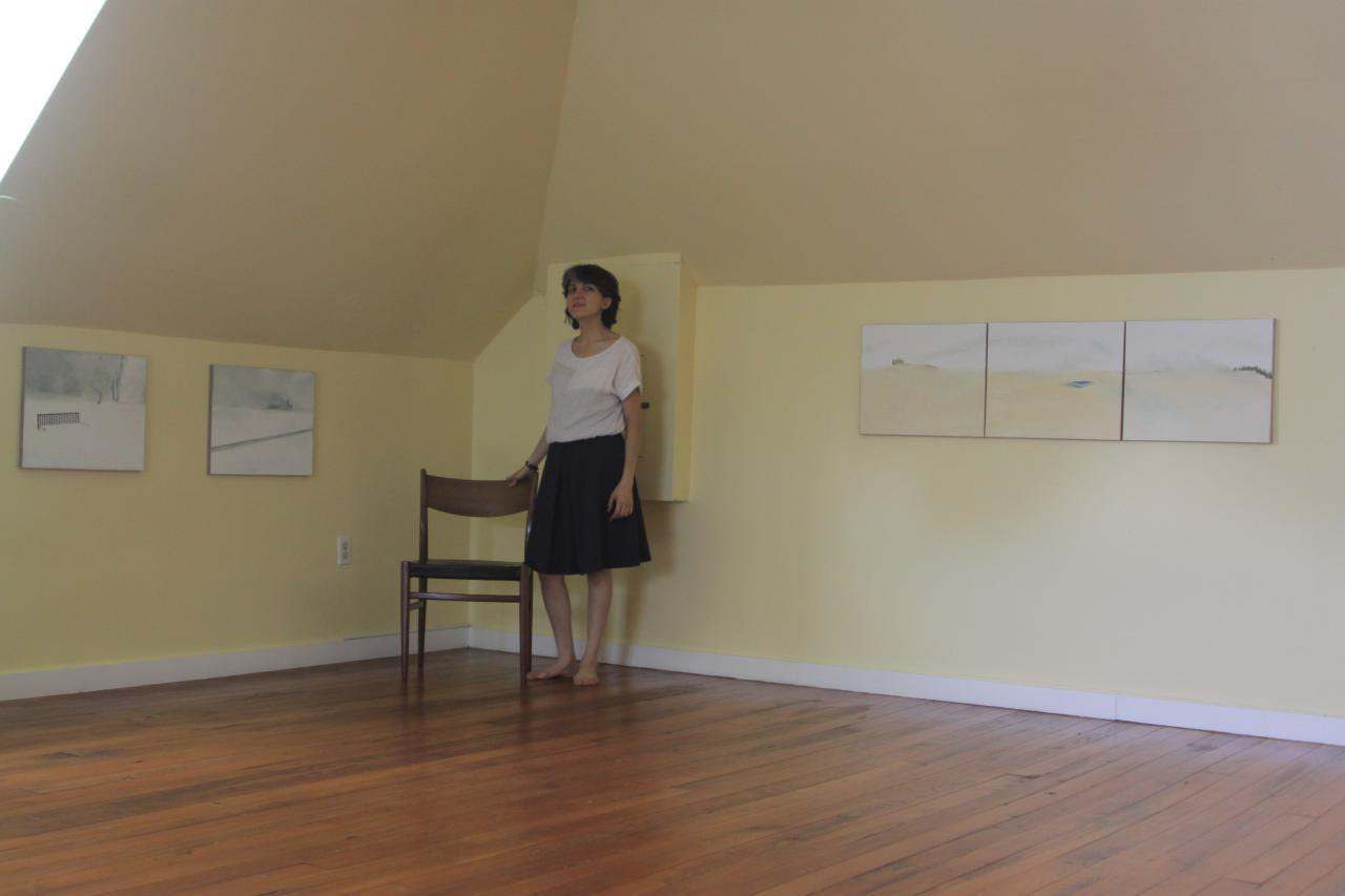 Installation fragment of Finding Home Everywhere, 2018, Zen Center of Syracuse, New York