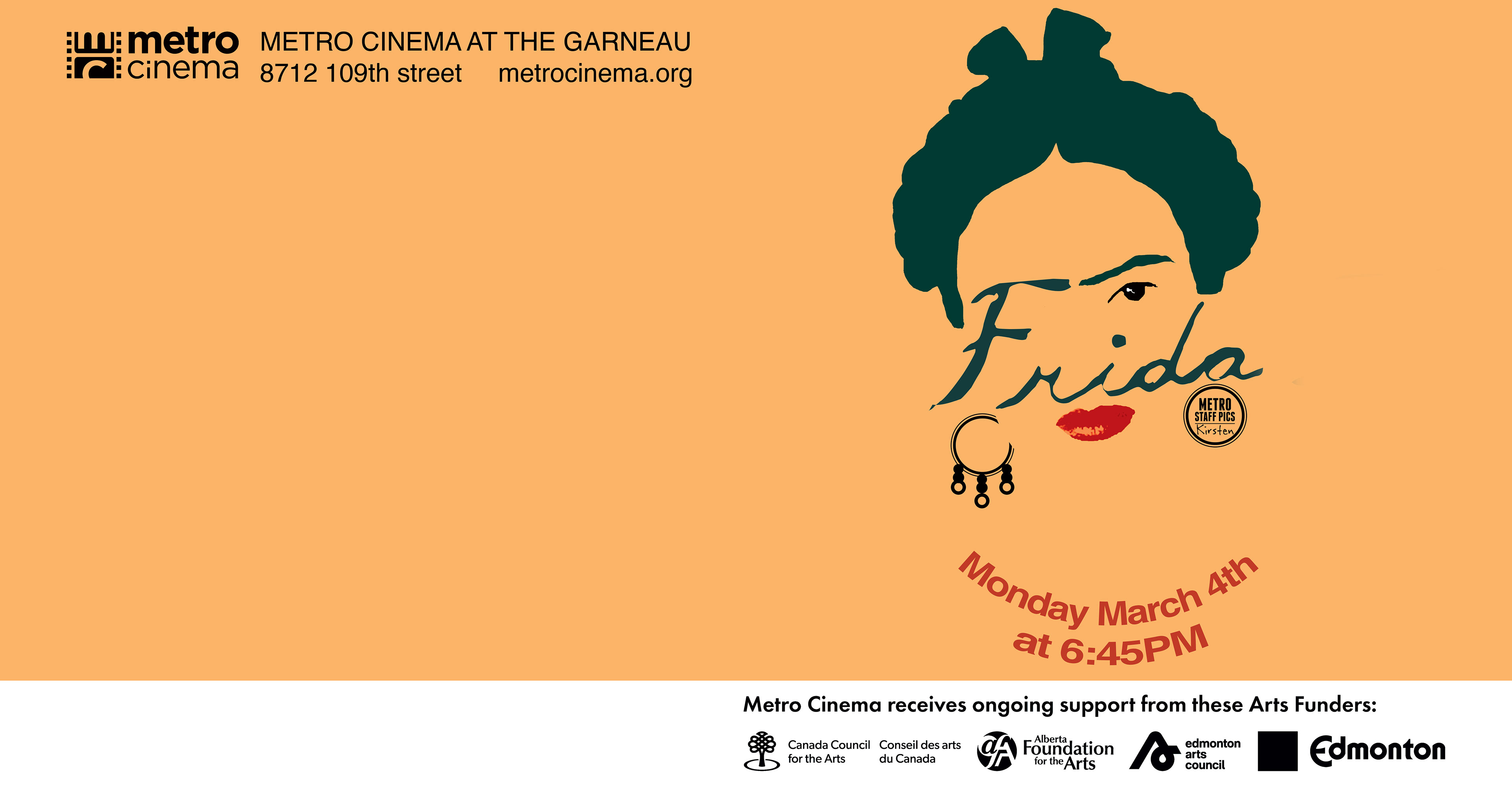 Facebook Header for screening at the Metro Cinema, 2023