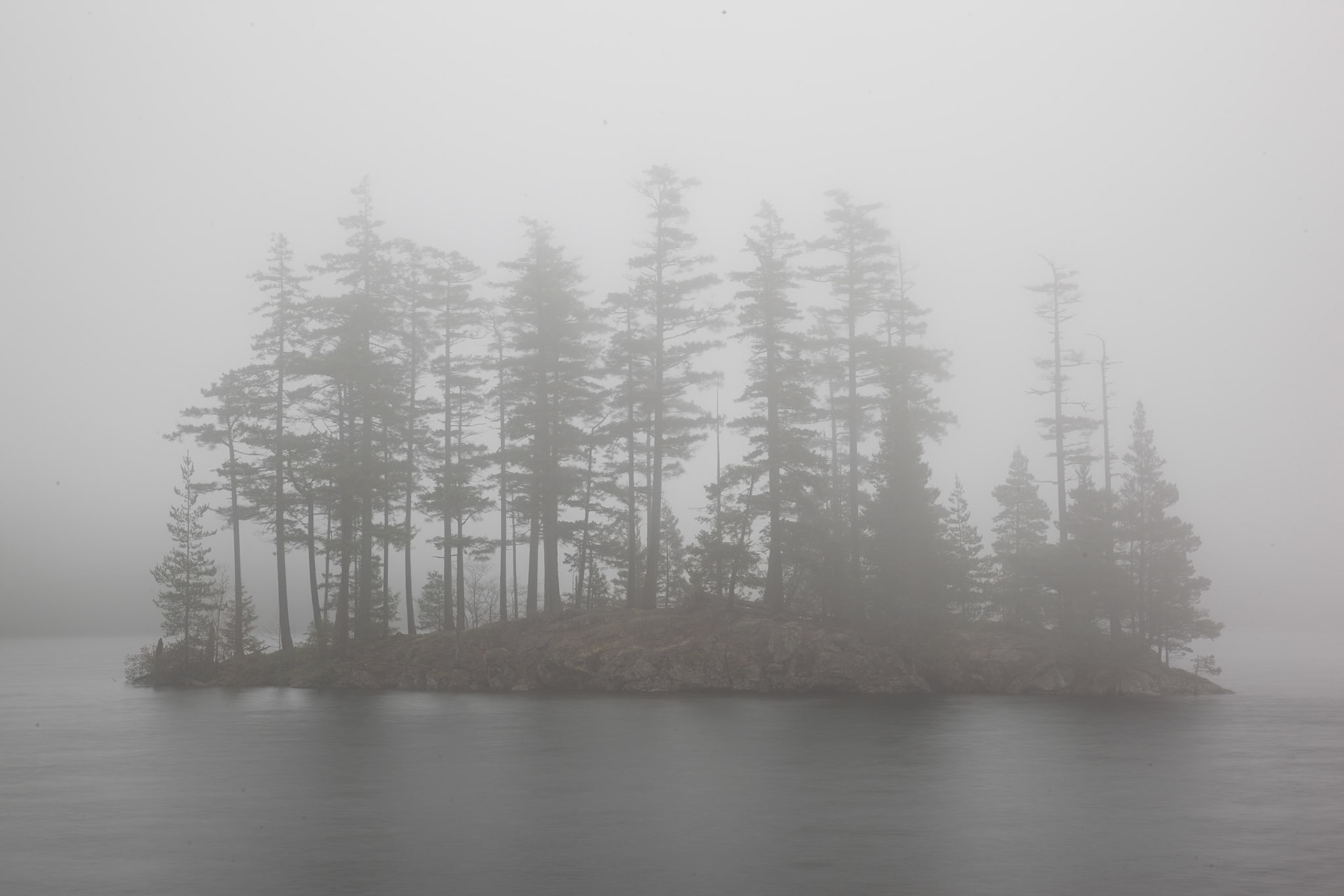 Orcas Island Fog Island