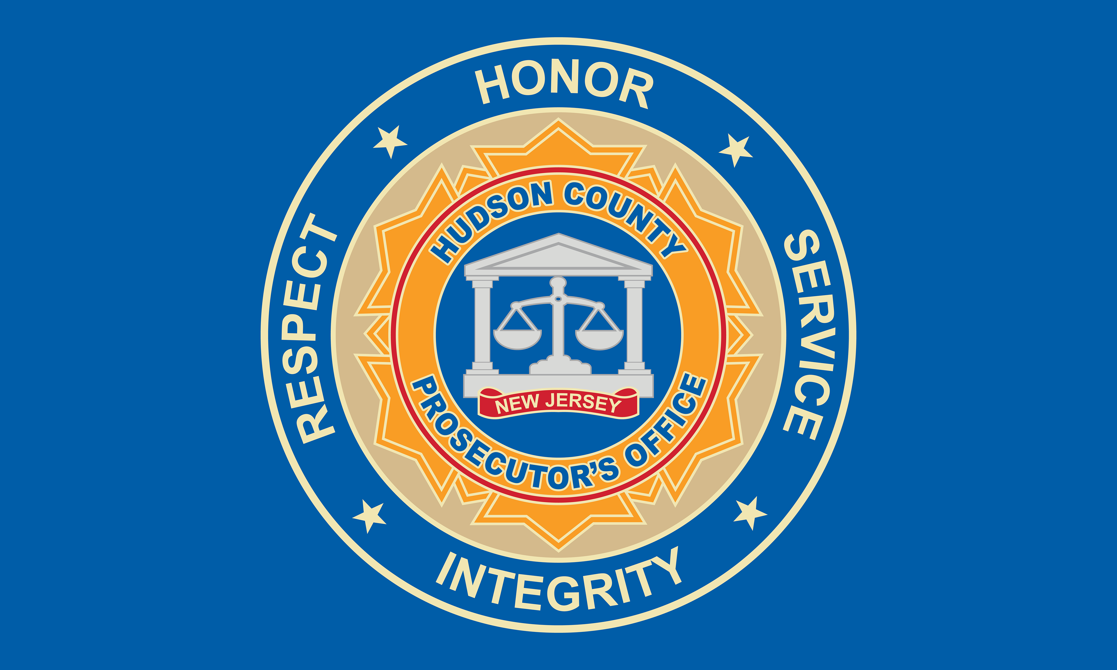 Recreated and modernized the seal of the Hudson County Prosecutor's Office