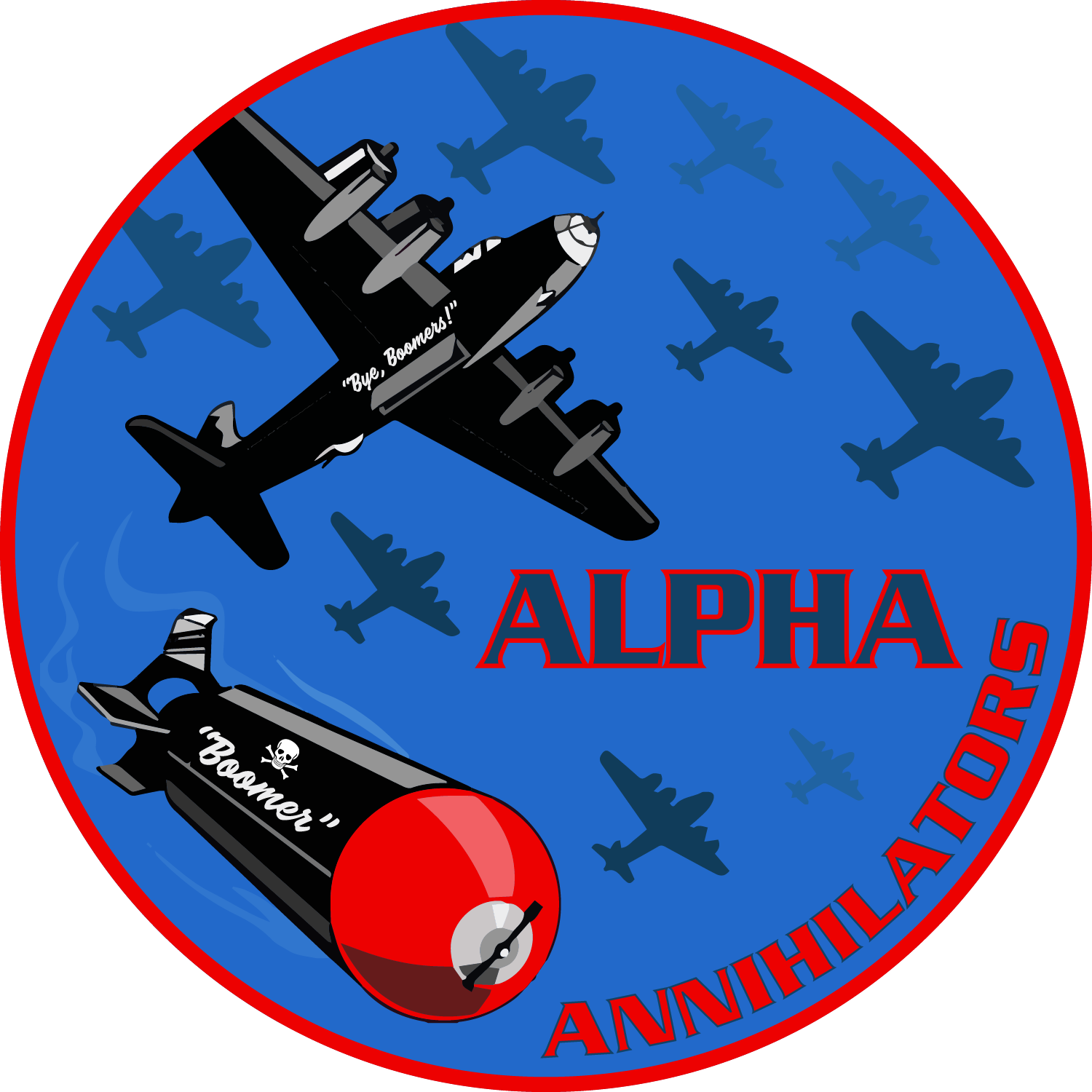 Patch design for an Air Force JROTC unit