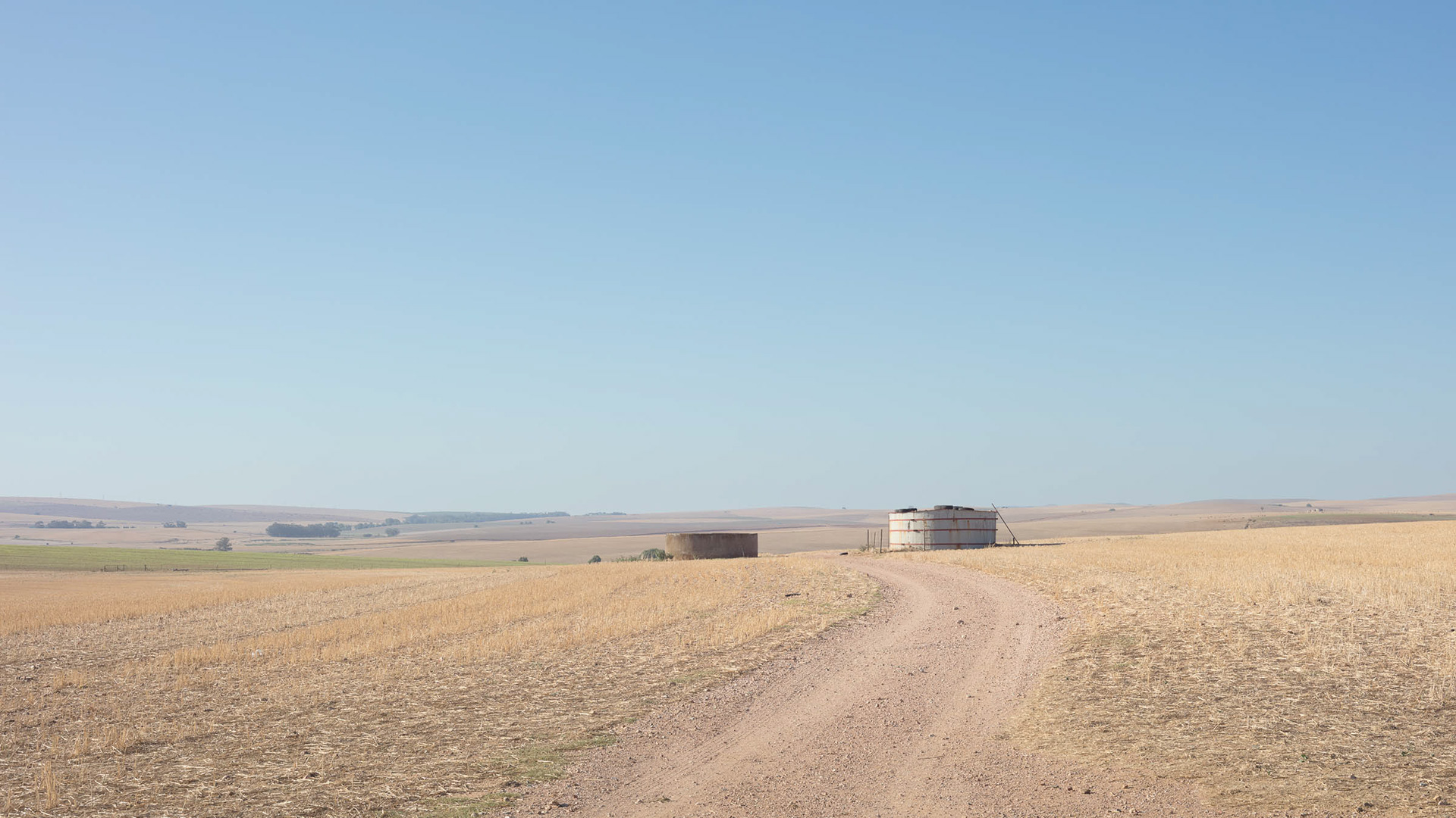 Two dams on the road from Riebeek Kasteel to Malmesbury.