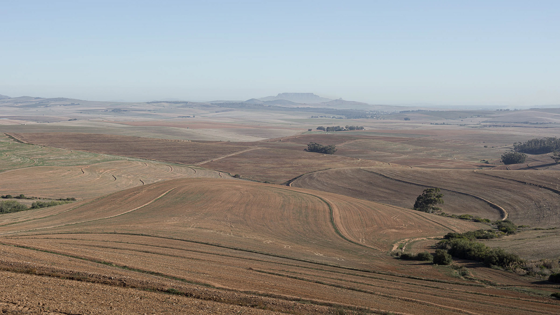 Table Mountain from the Riebeeck's River to Malmesbury road.