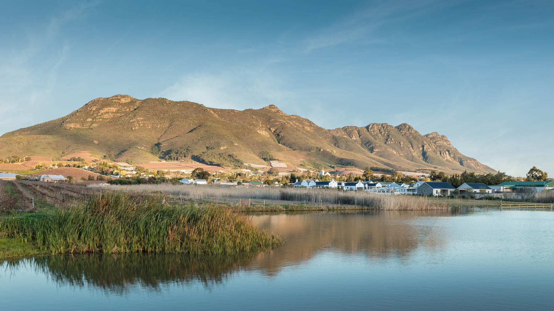 "Kasteelberg Across The Dam"