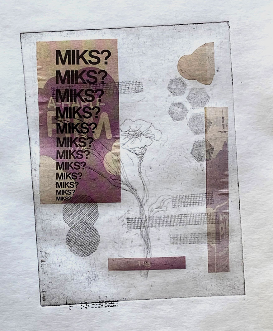 Drypoint, collage 2/2 2020