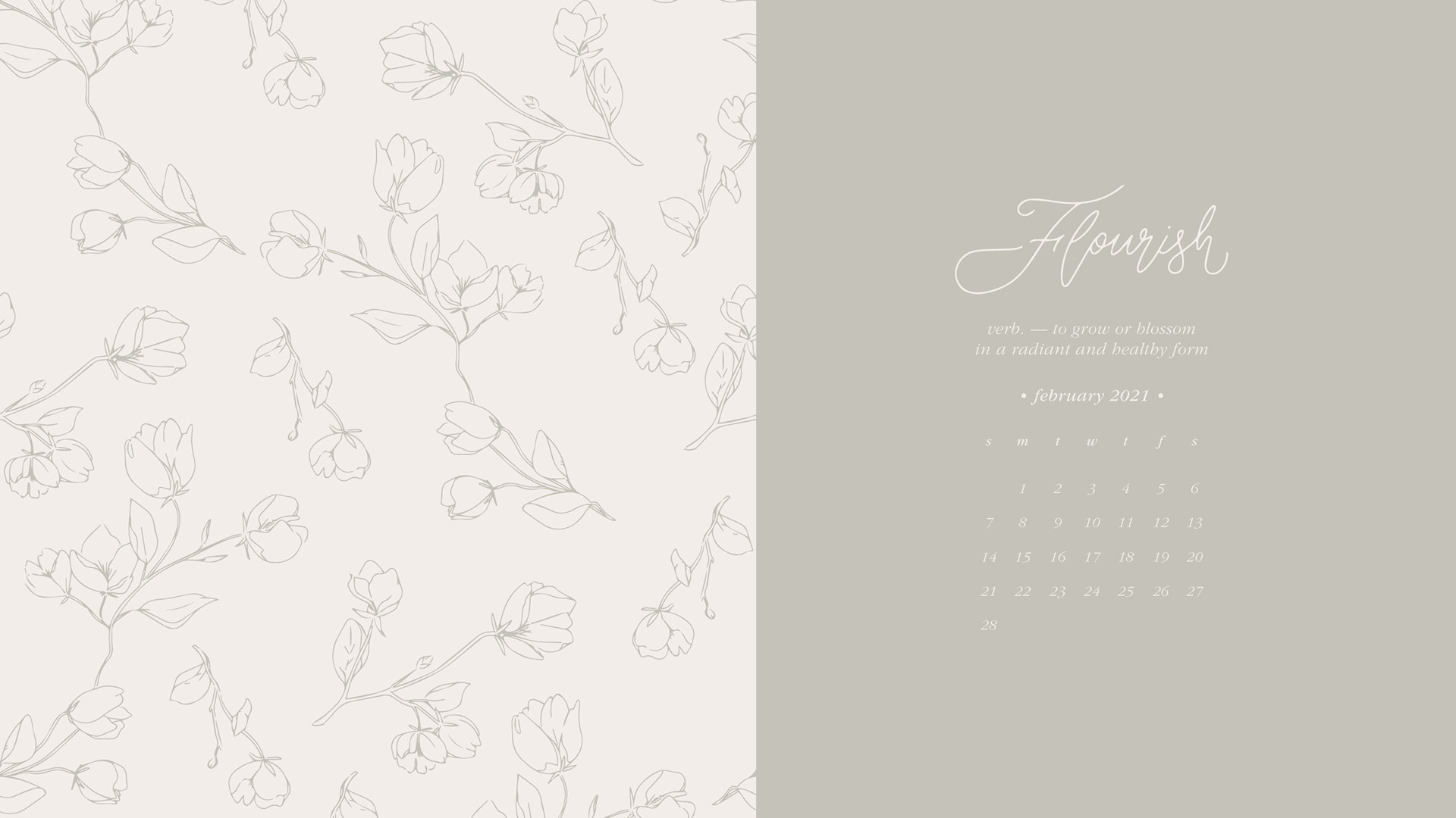 Monika Hibbs - Happy February! Free Digital Wallpaper Download over on MH!  (Desk Top, iPad & Mobile!)