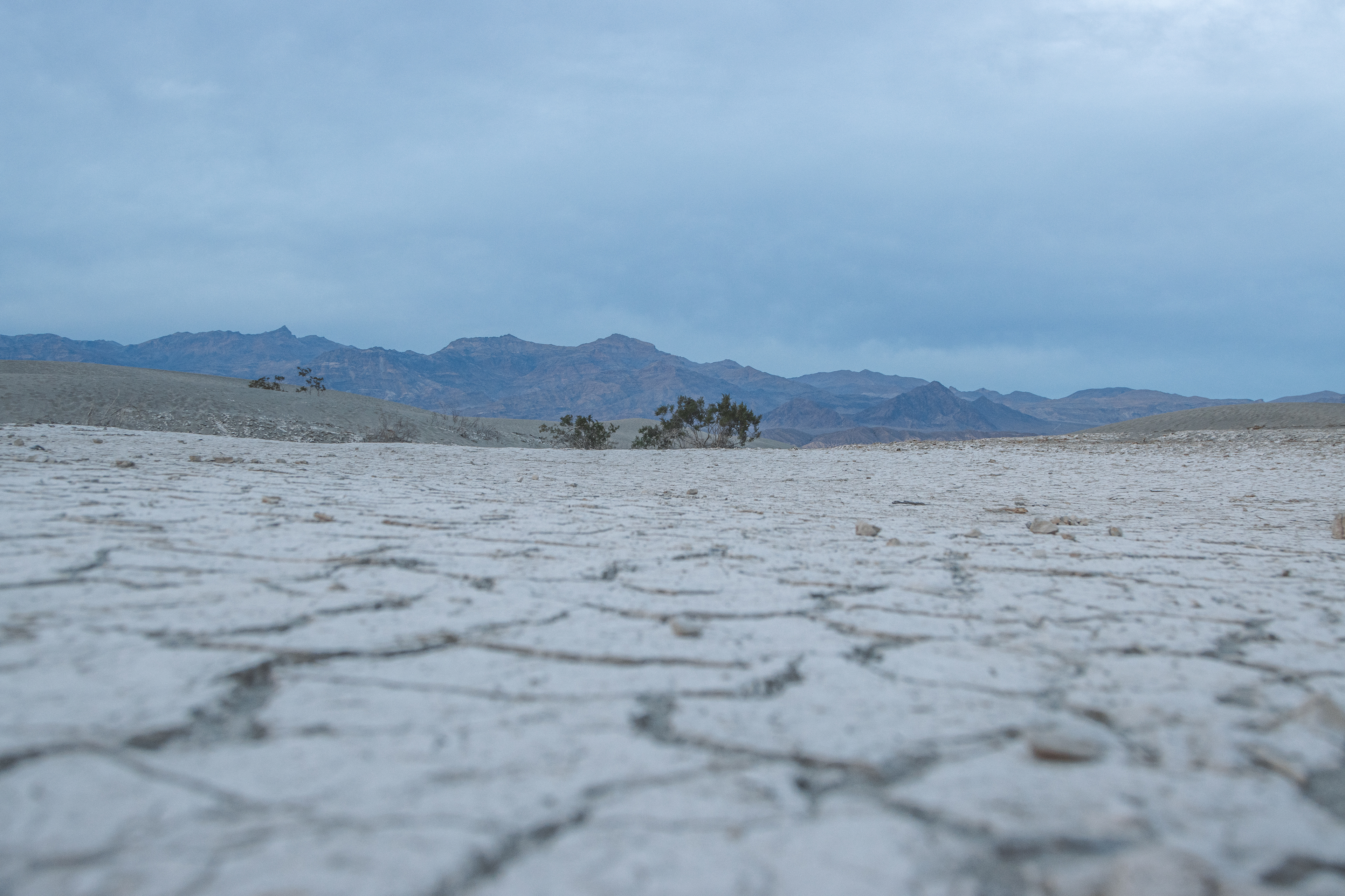 The Mesquite Sand Dunes in Death Valley National Park