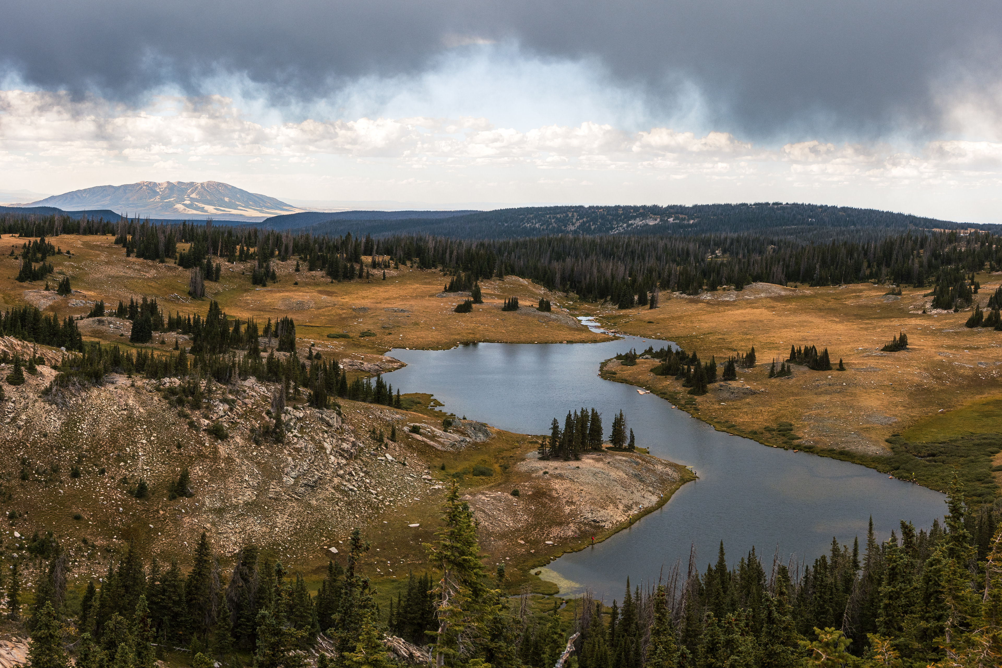 Crescent Lake in the Medicine Bow National Forest