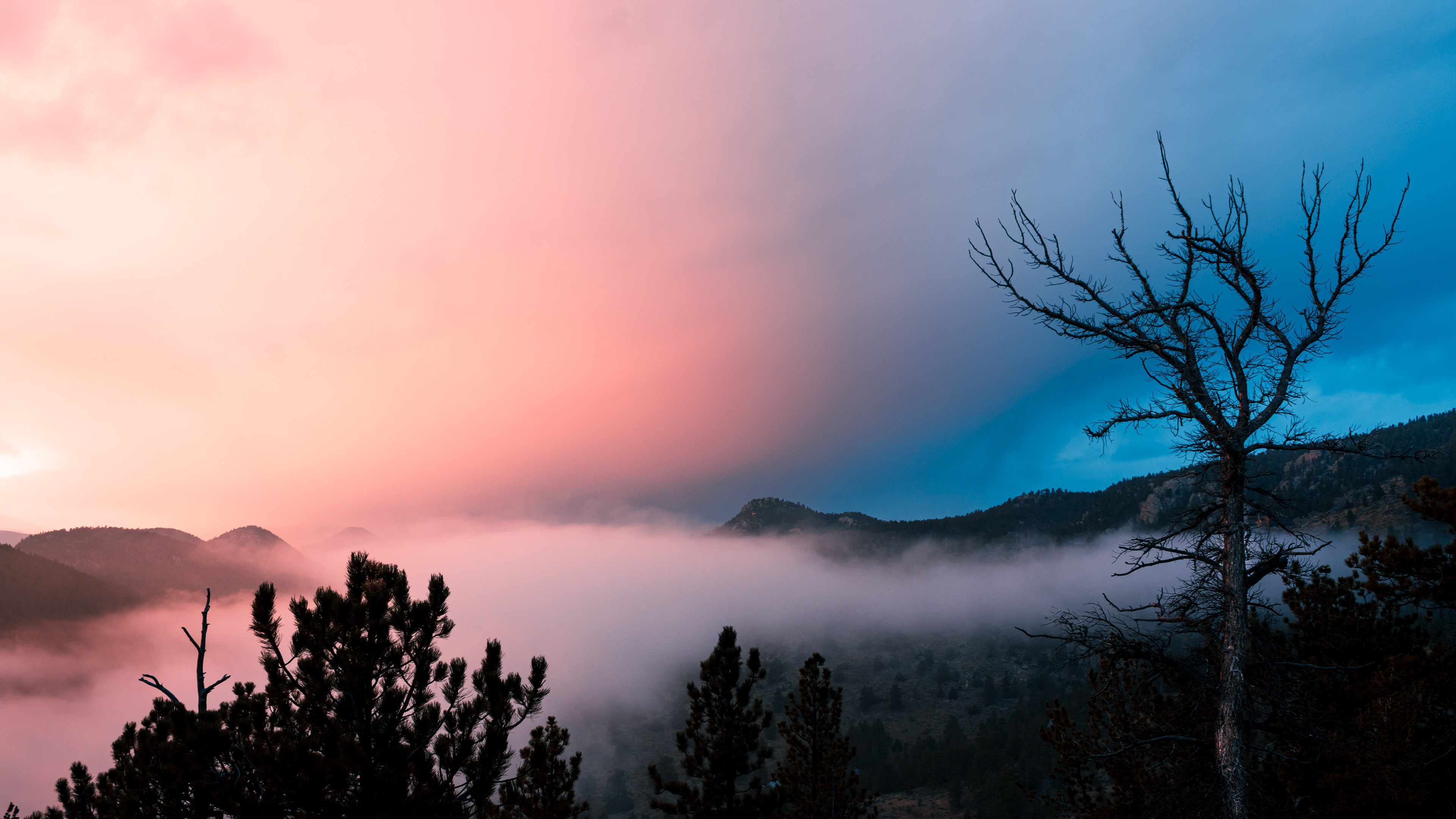 Sunset near Estes Park