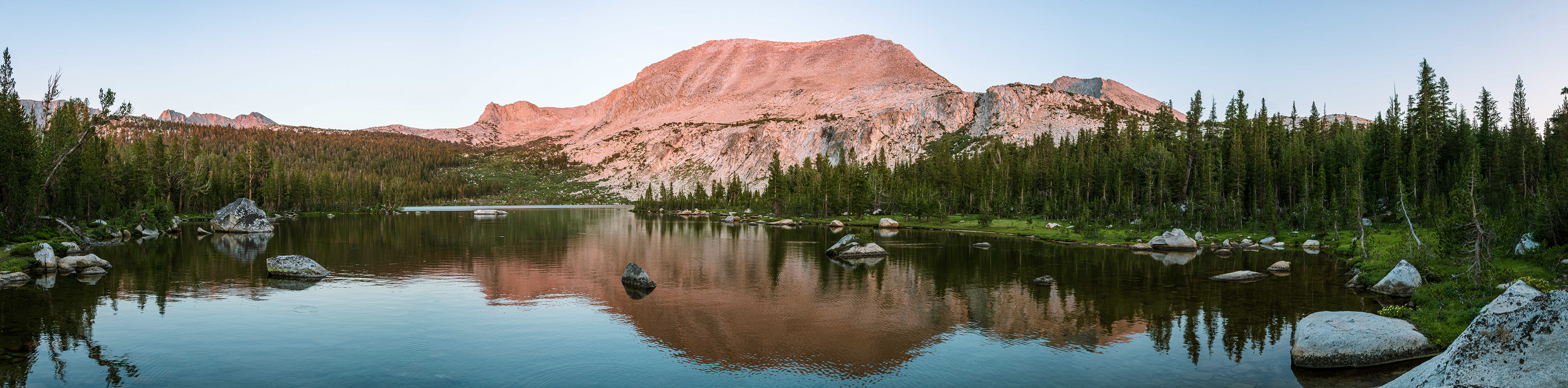 McCabe Lakes at Sunset in Yosemite National Park