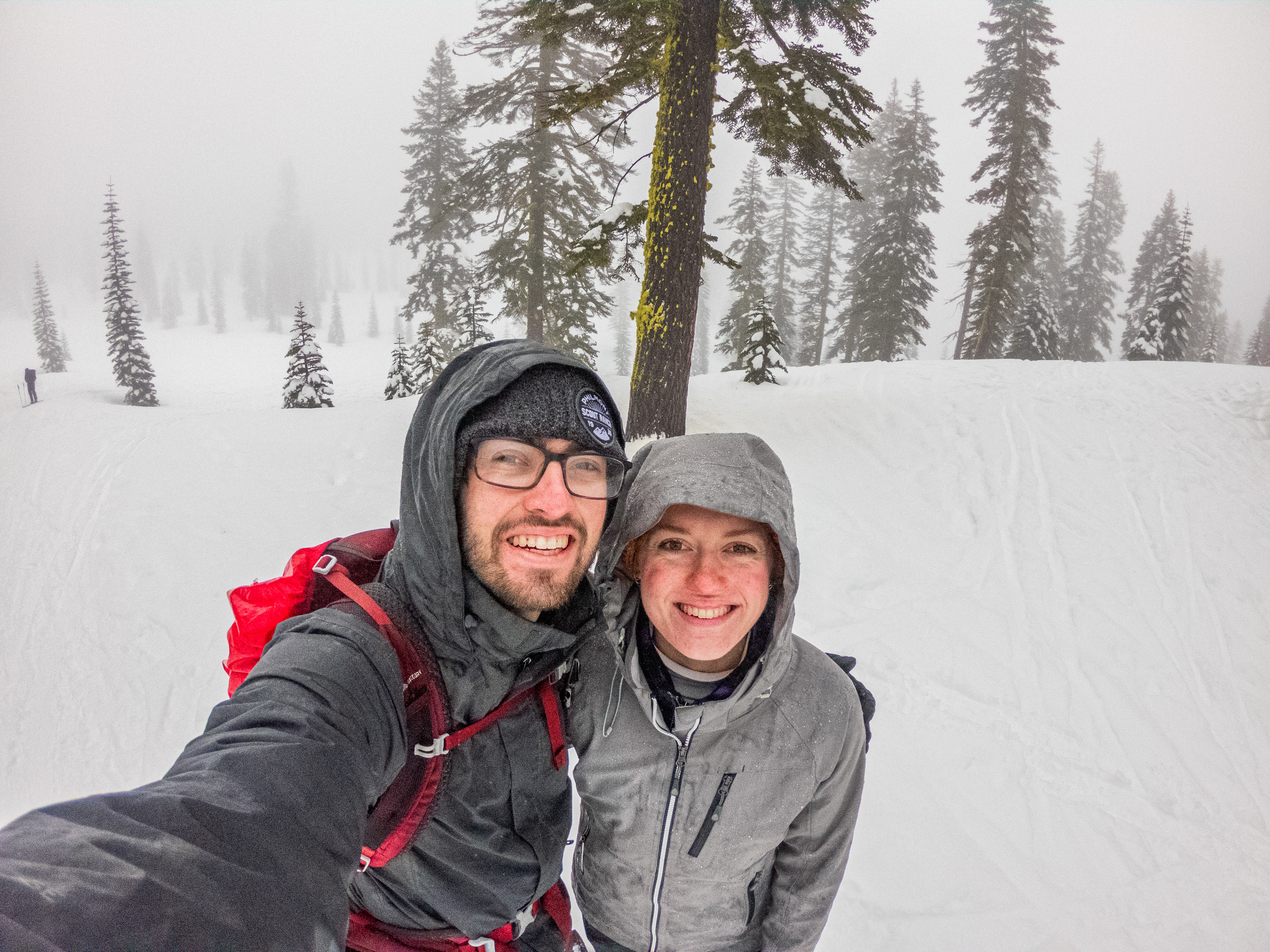 Annika and I towards the end of the hike