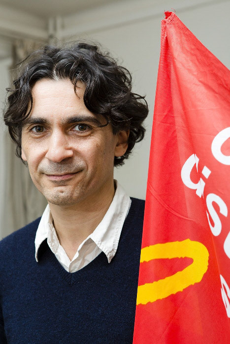 karl GHAZI, syndicaliste CGT