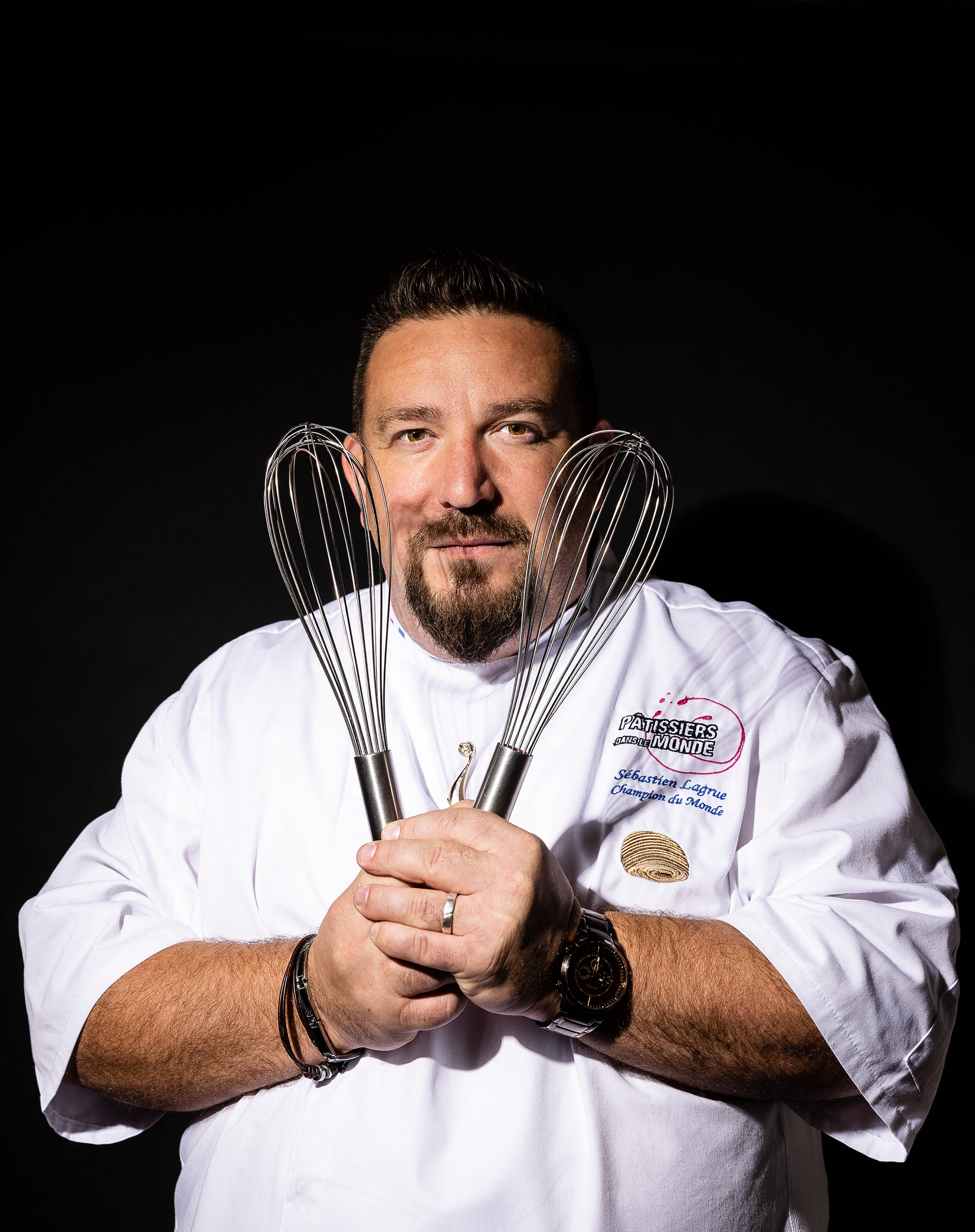 Sébastien LAGRUE, champion du monde  du pain au chocolat.