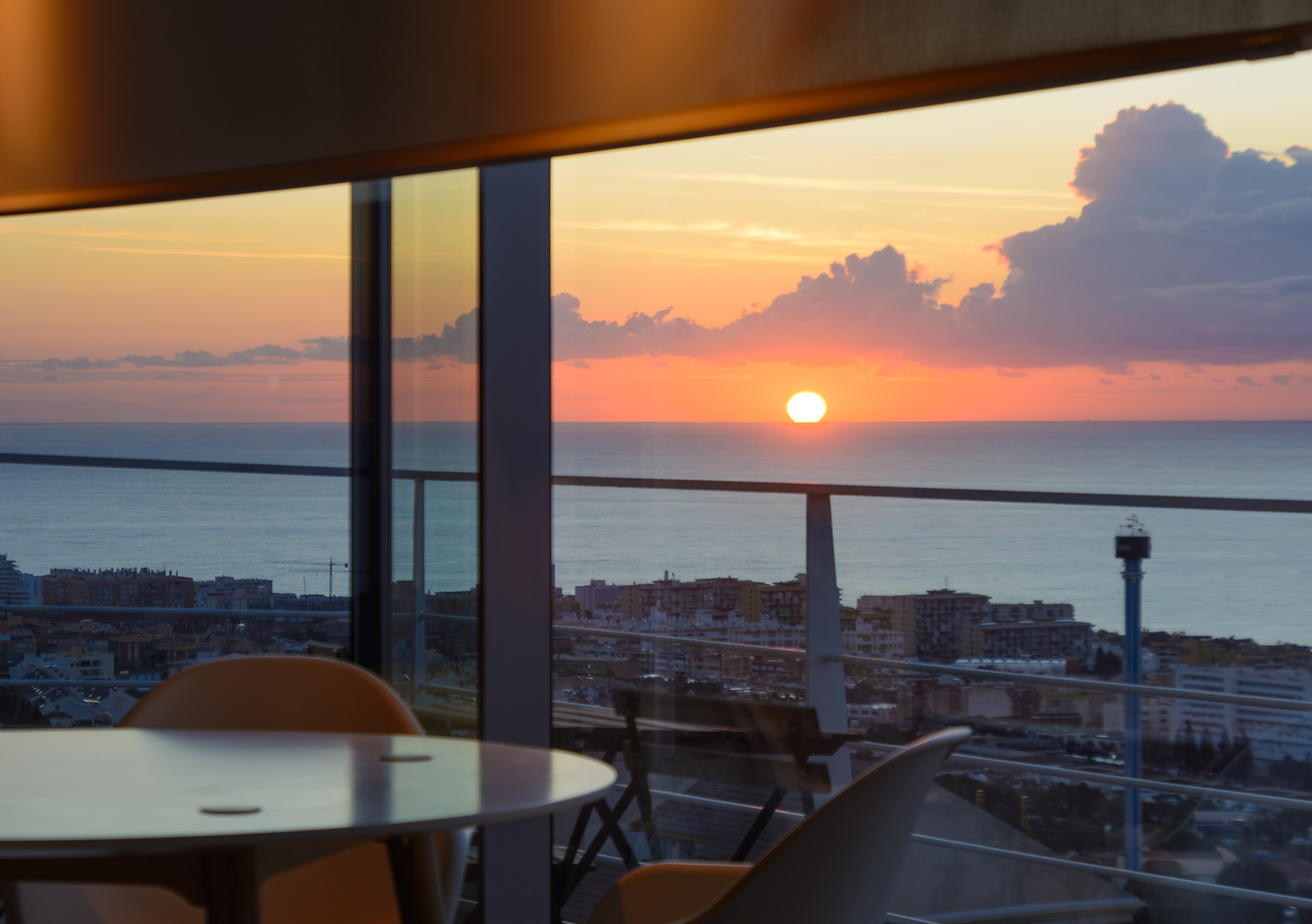Sunrise at the office