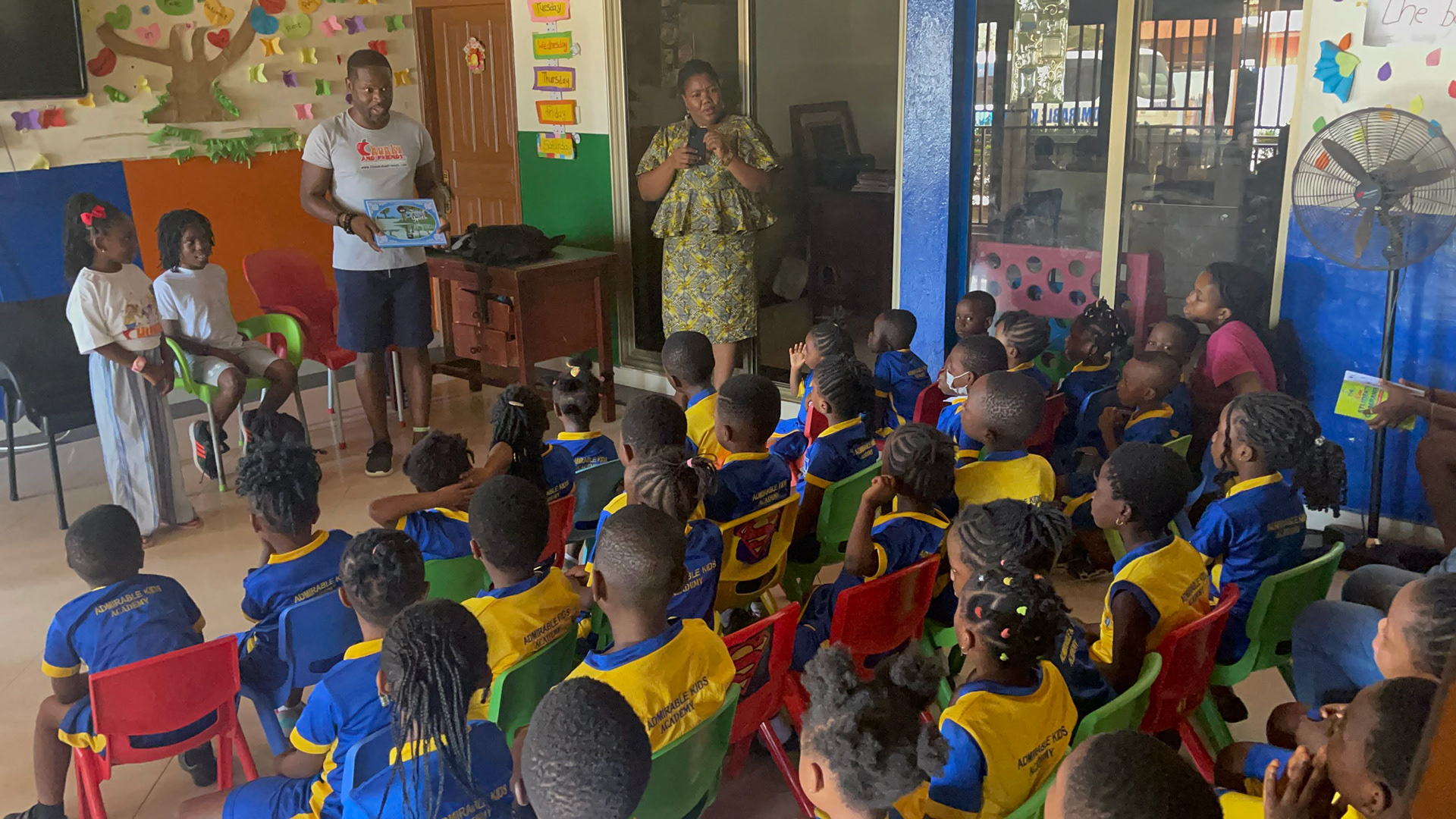 Book Reading at a primary school in Accra, Ghana 