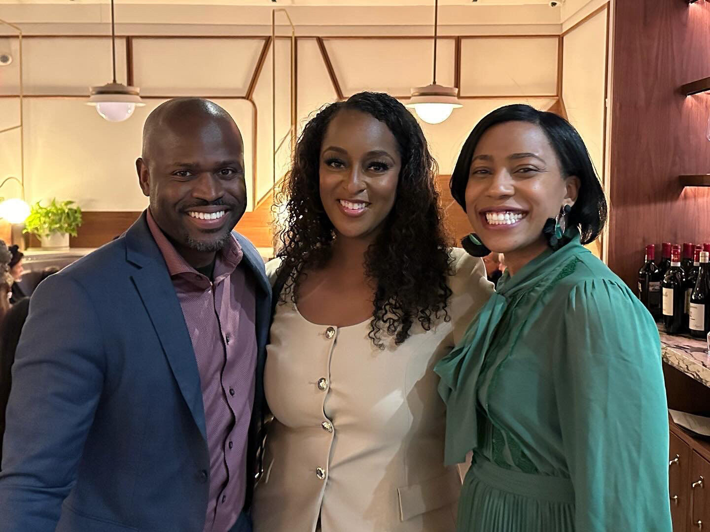 With Nathasha Alford and Wife