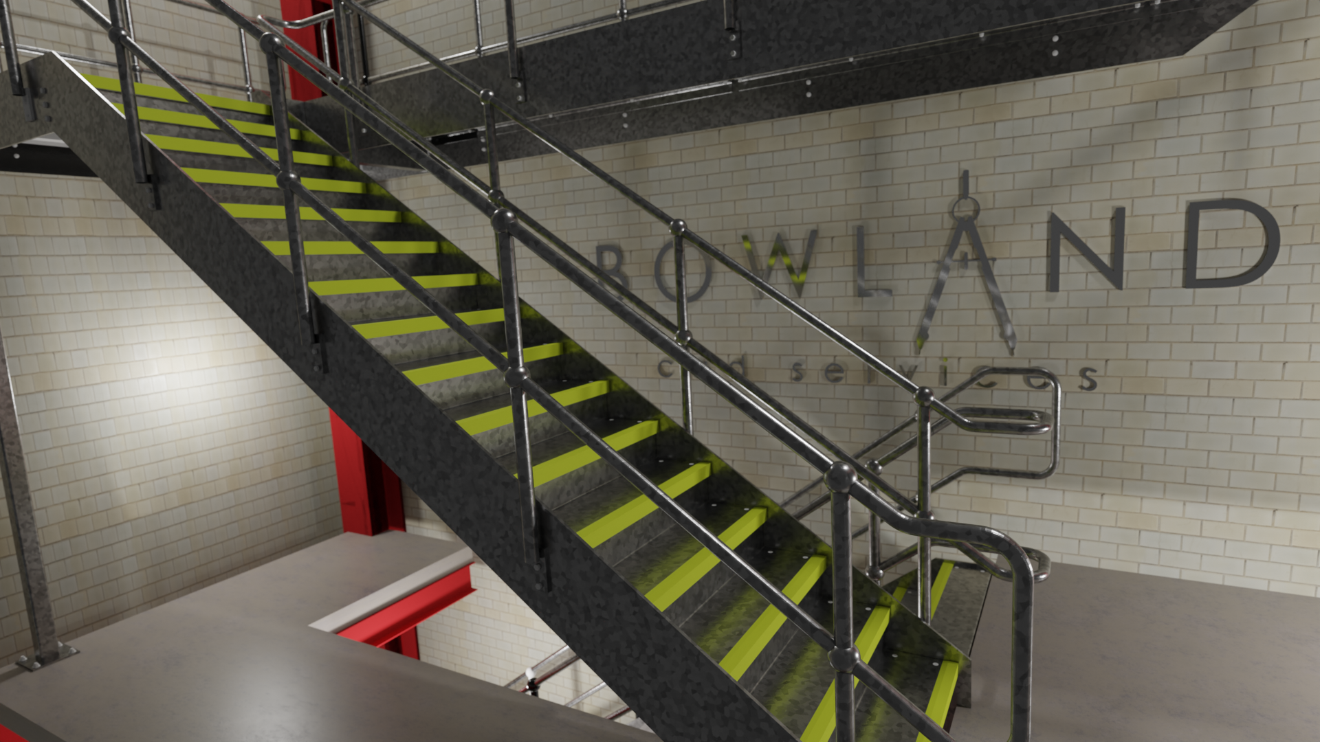 Industrial Staircase & Balustrade.