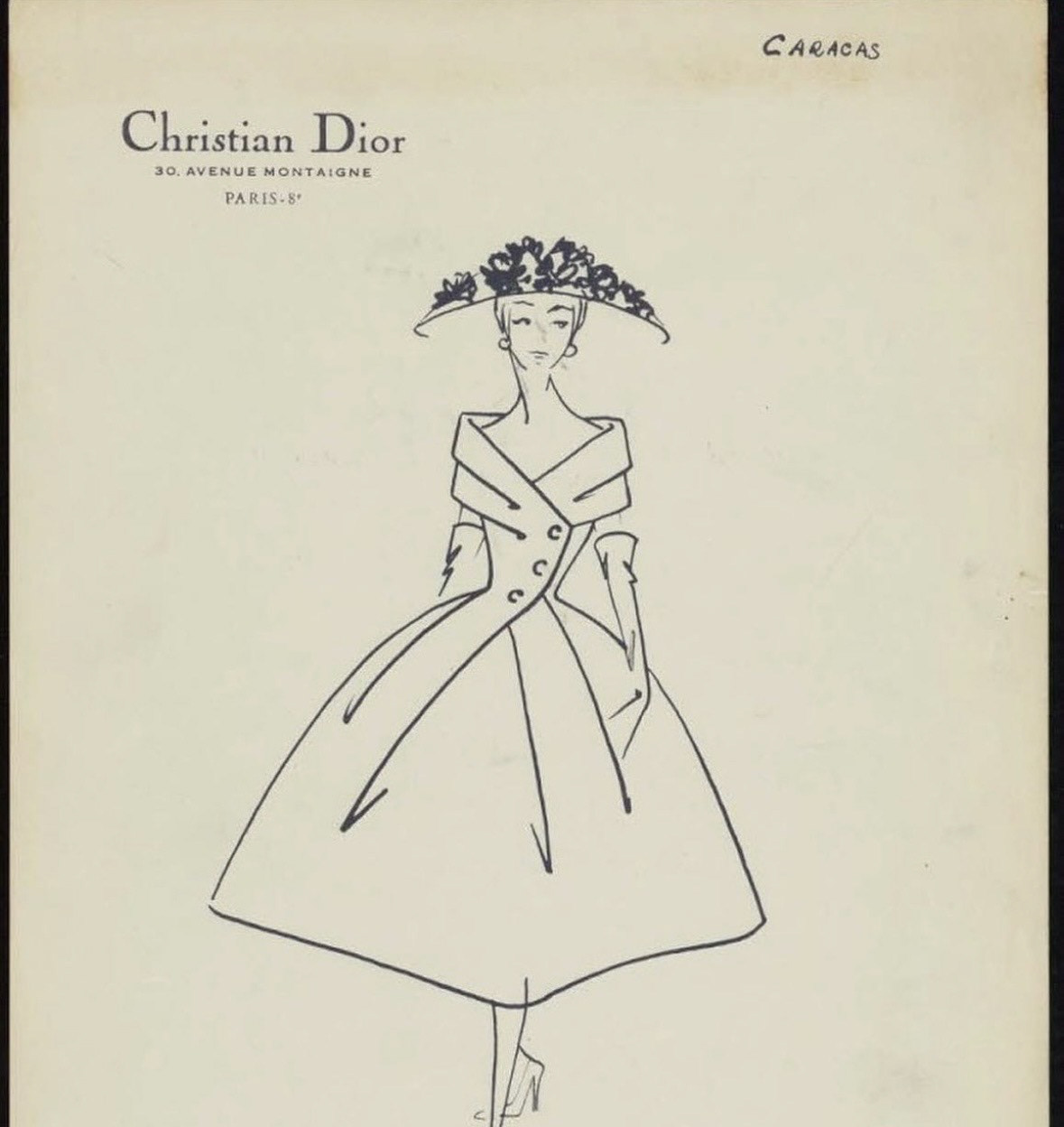 Caracas dress by Dior