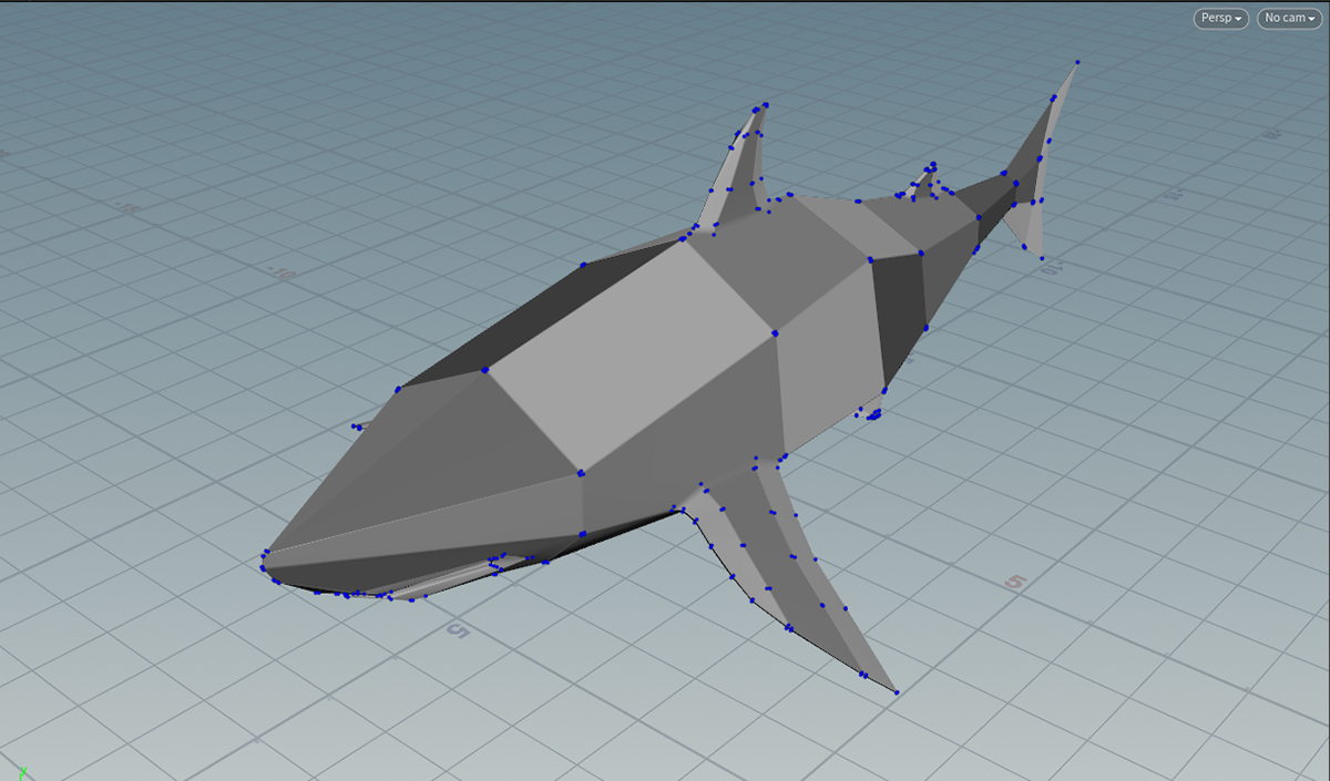 Vertex color of the enemy mesh